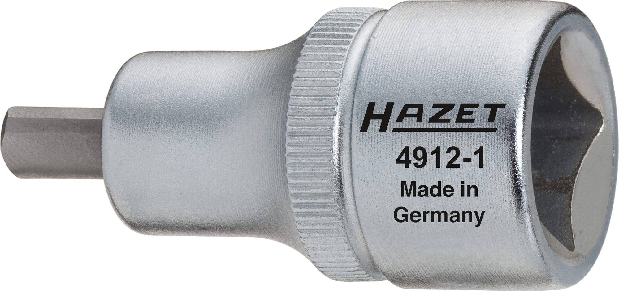 HAZET Spreizer 4912-1 ∙ Vierkant hohl 12,5 mm (1/2 Zoll) ∙ Zapfenprofil massiv ∙ für Zapfenprofil 5,5 x 8 mm