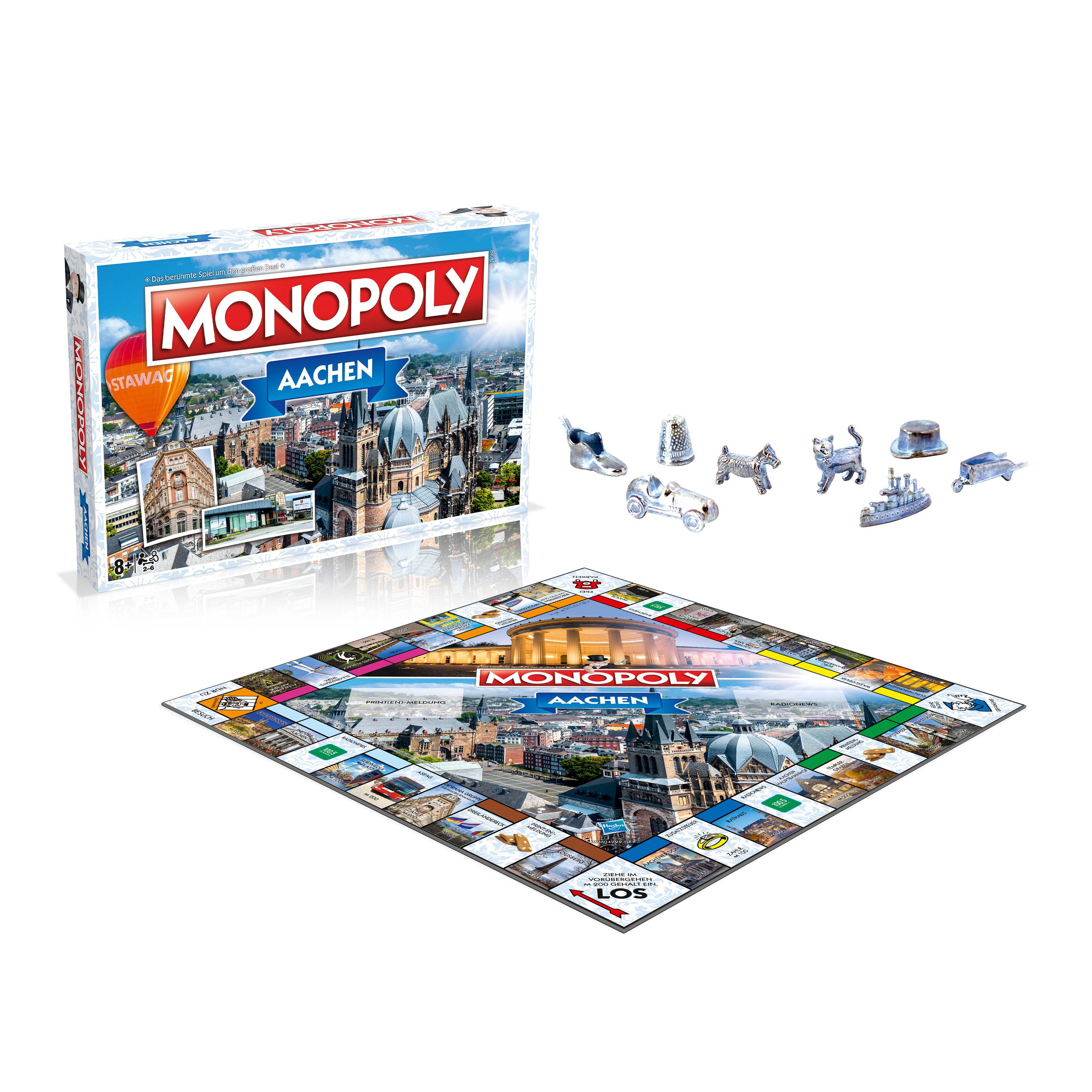 Monopoly - Aachen Brettspiel Gesellschaftsspiel Cityedition