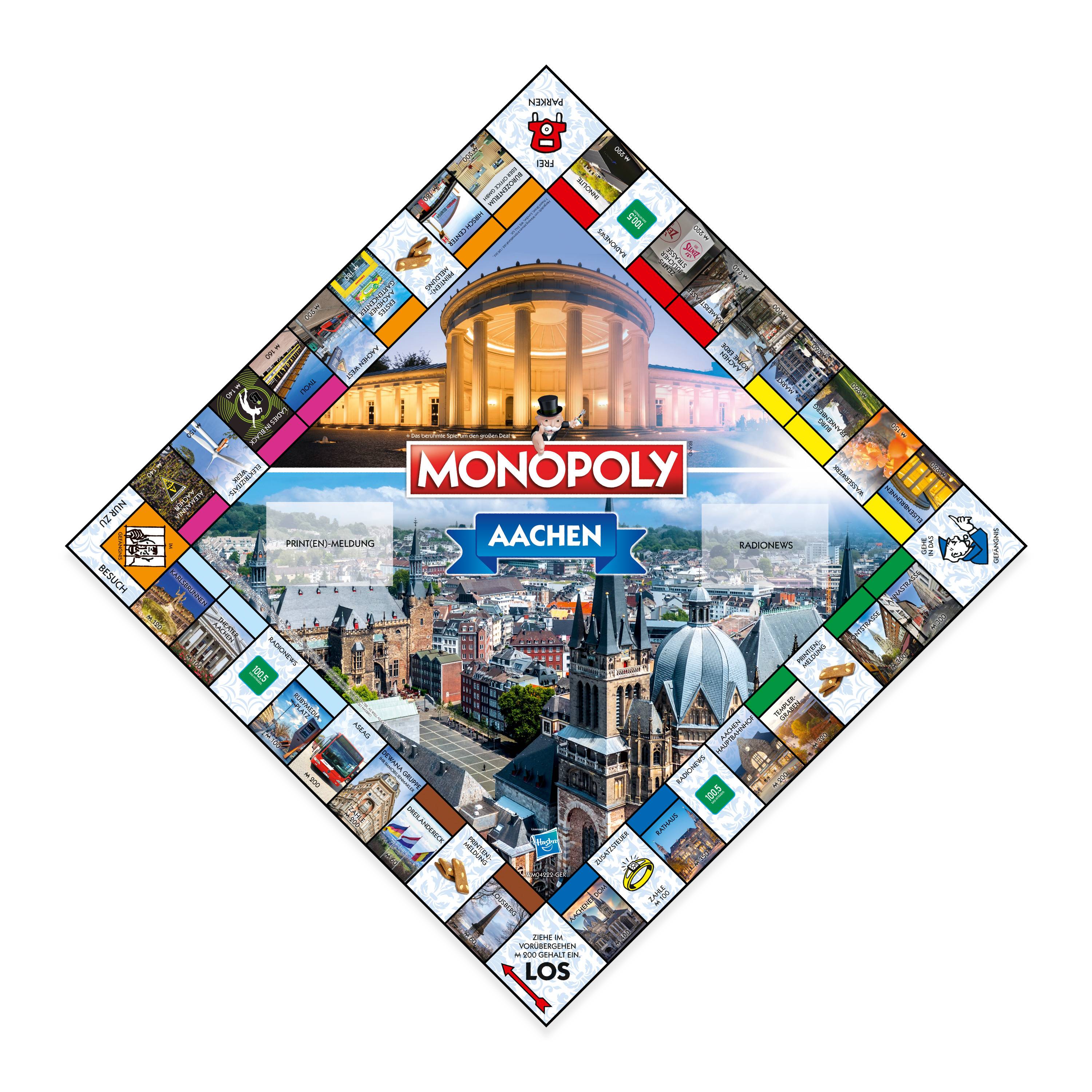 Monopoly - Aachen Brettspiel Gesellschaftsspiel Cityedition