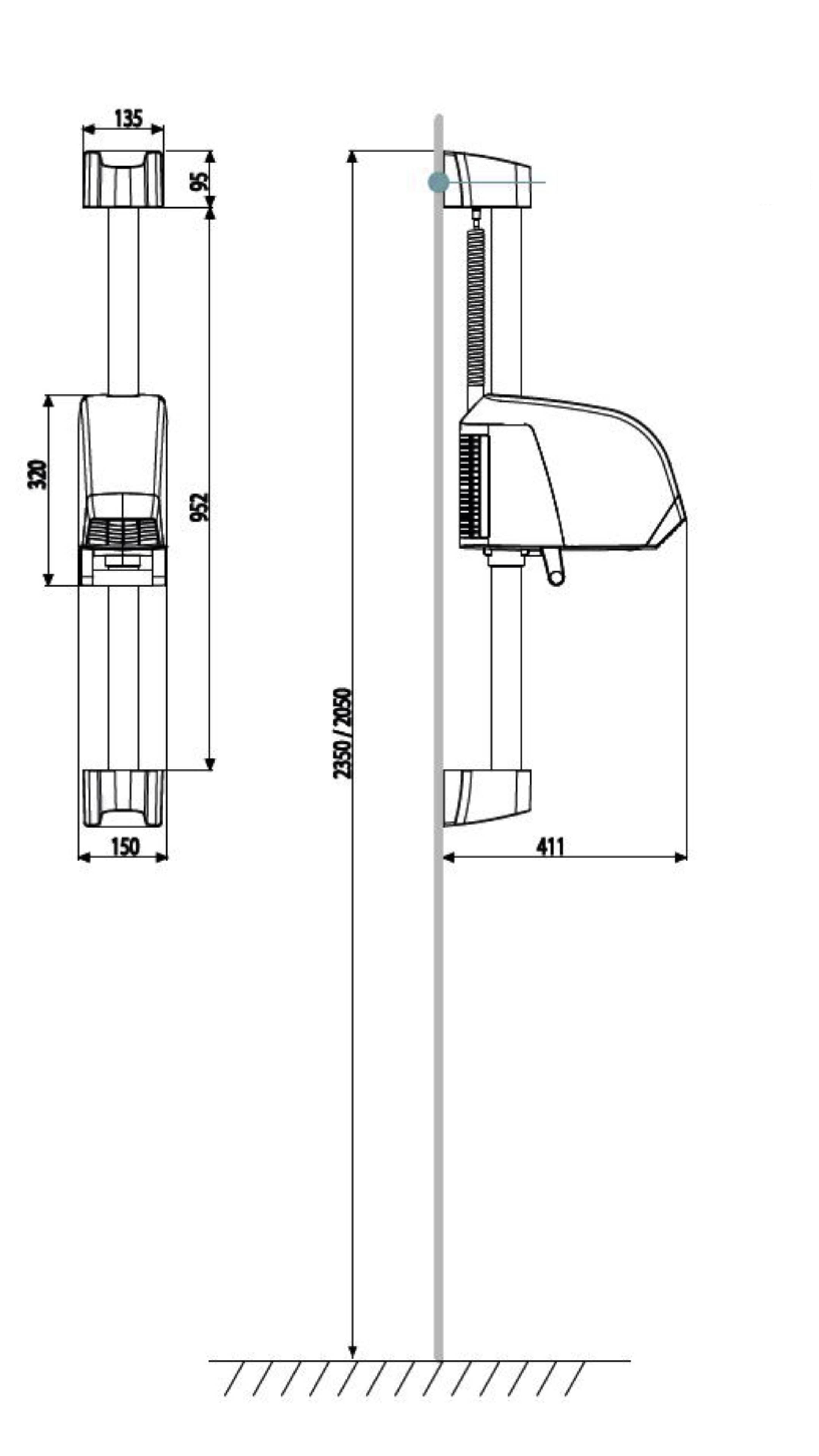 Automatischer Haartrockner Neptune Schwarz