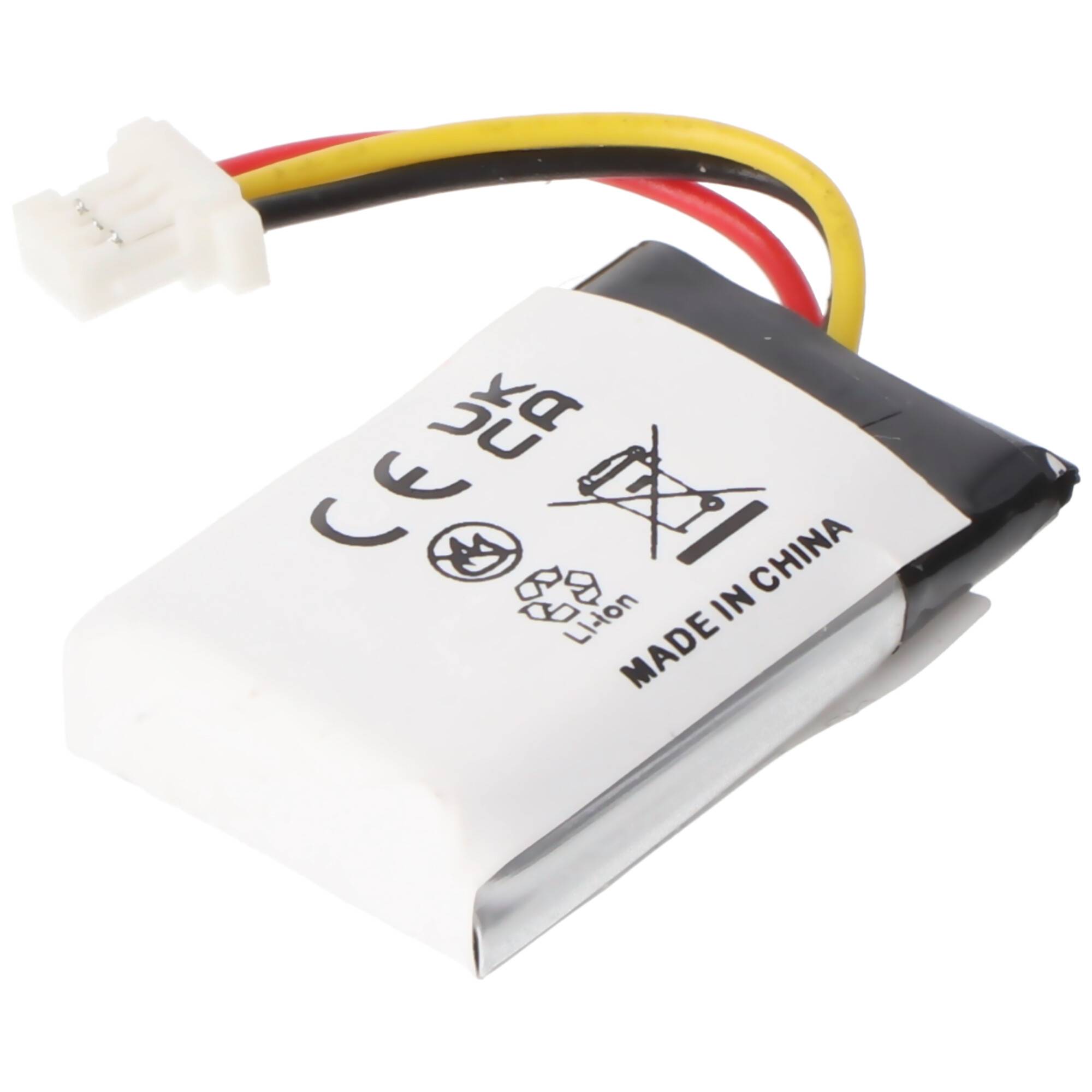 Akku passend für PLANTRONICS CS540, C565 Li-Polymer 3.7V 140mAh 0.5Wh mit 3-poligem Stecker