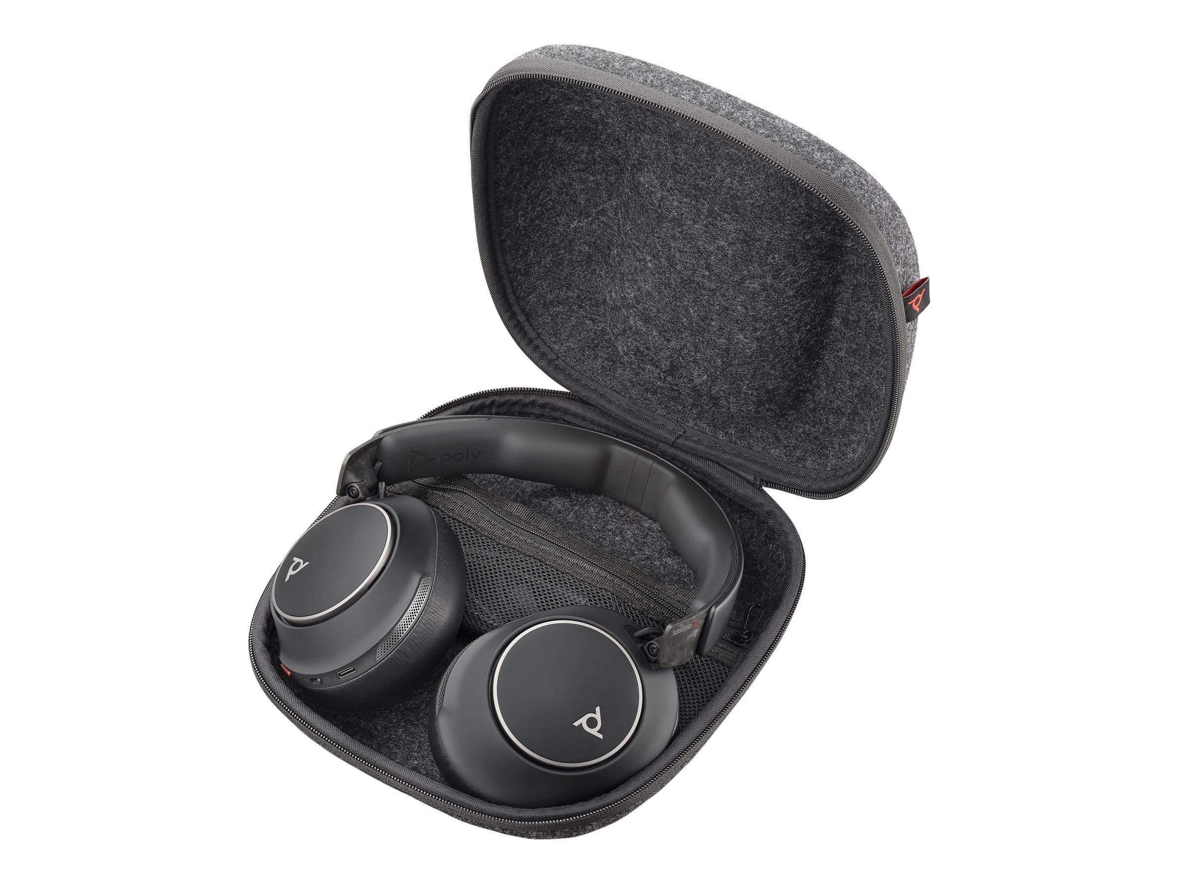 Poly Voyager Surround 80 UC - Voyager Surround 80 series - Headset - ohrumschließend - Bluetooth - kabellos