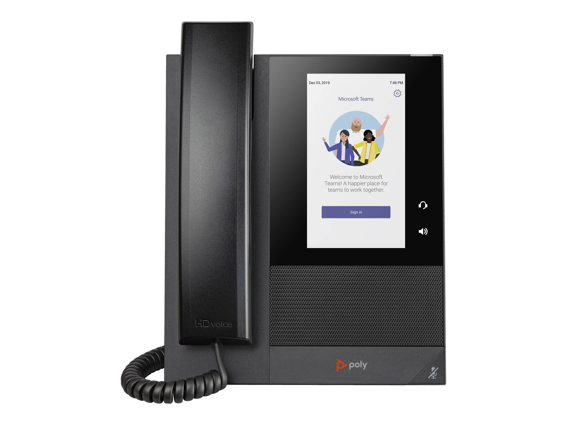 HP - Poly CCX 400 - Für Microsoft Teams - VoIP-Telefon mit Rufnummernanzeige/Anklopffunktion