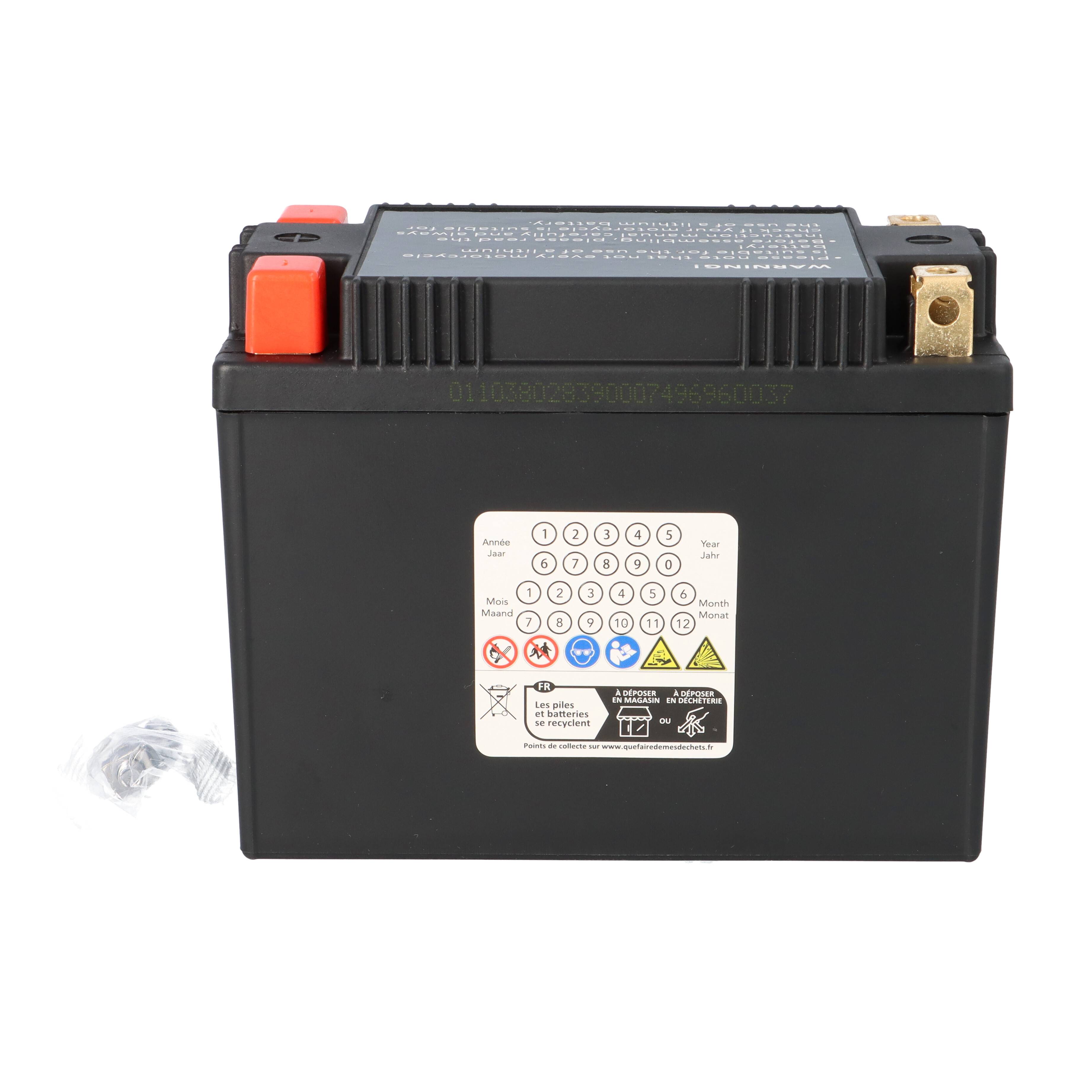 Batterie LiFePO4 12,8V 96Wh für Motorrad Startbatterie ML LFP30