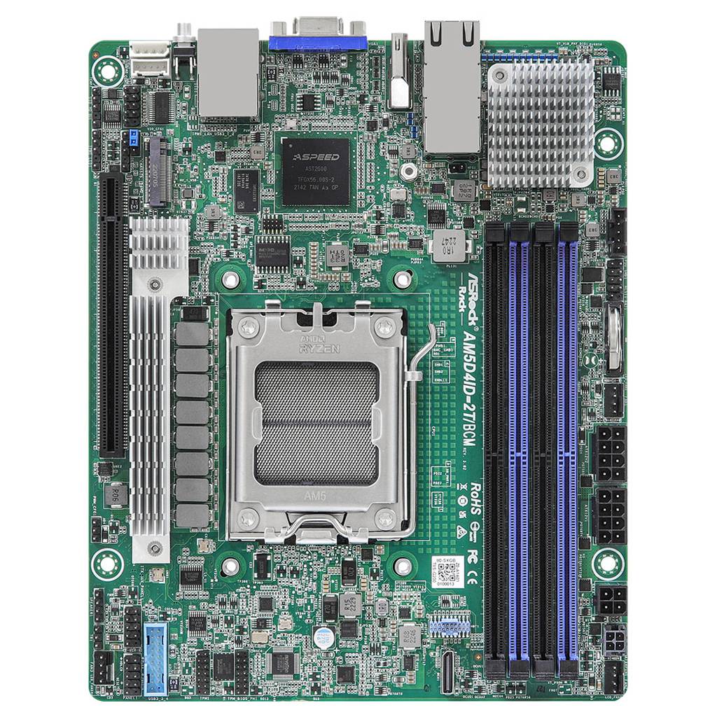 ASRock Mainboard AM5D4ID-2T/BCM mini-ITX Sockel AM5 Single