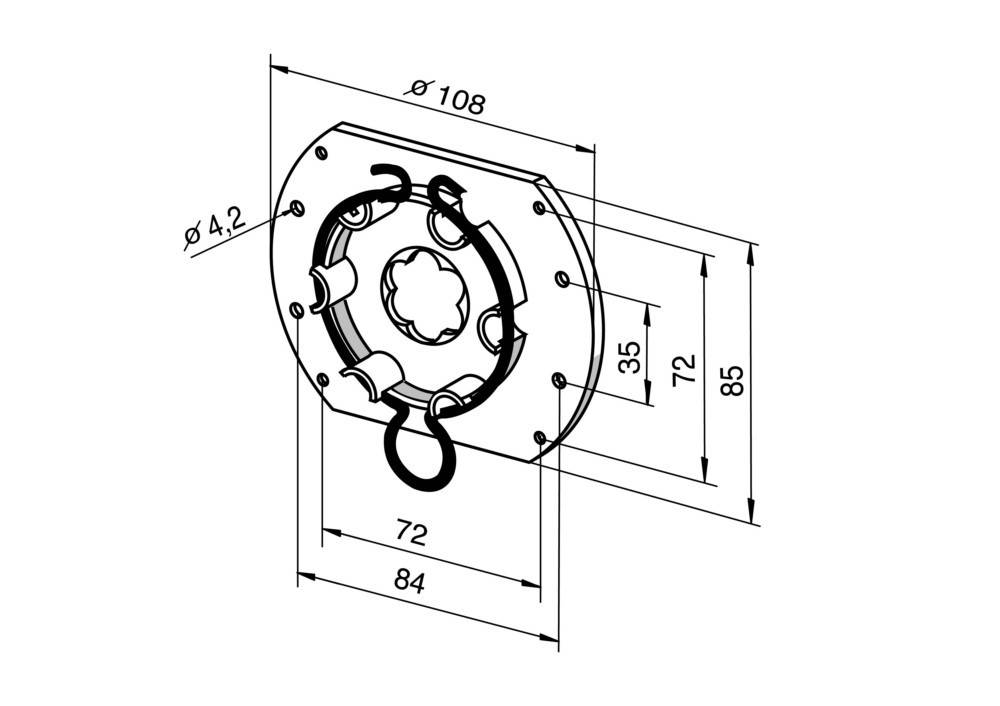 Somfy Antriebslager 9763609