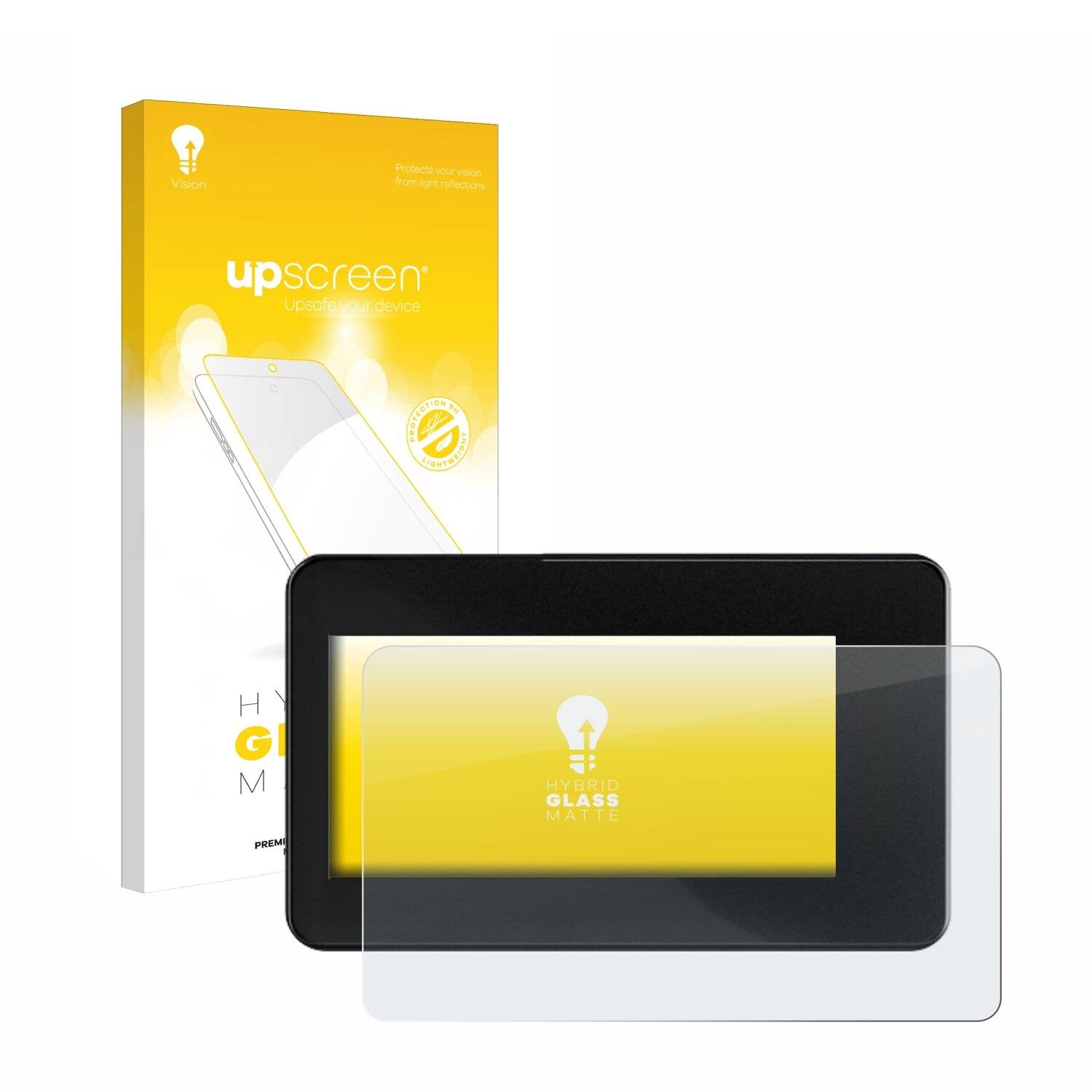 upscreen Hybrid Glas Matt Panzer-Folie für Shimano Steps