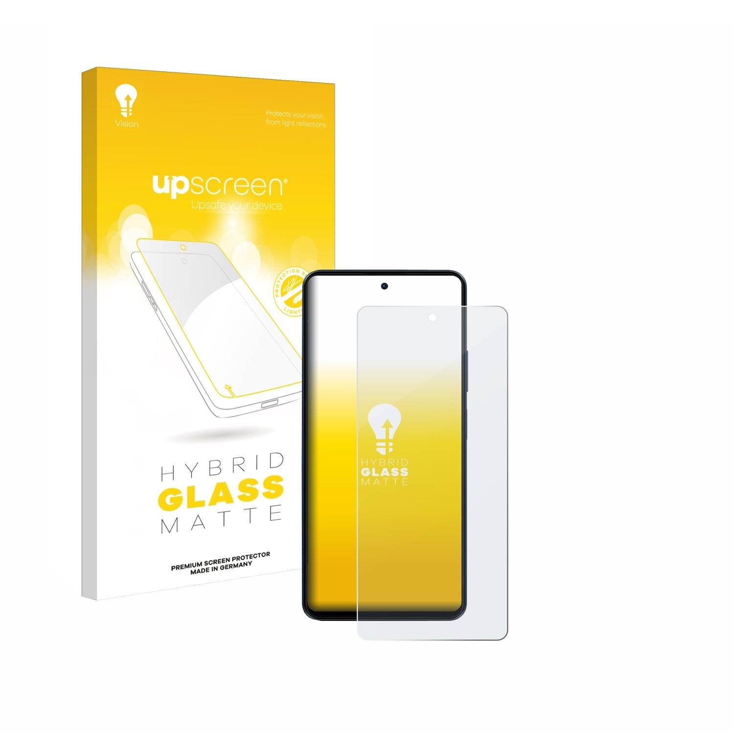 upscreen Hybrid Glas Matt Panzer-Folie für Blackview Shark
