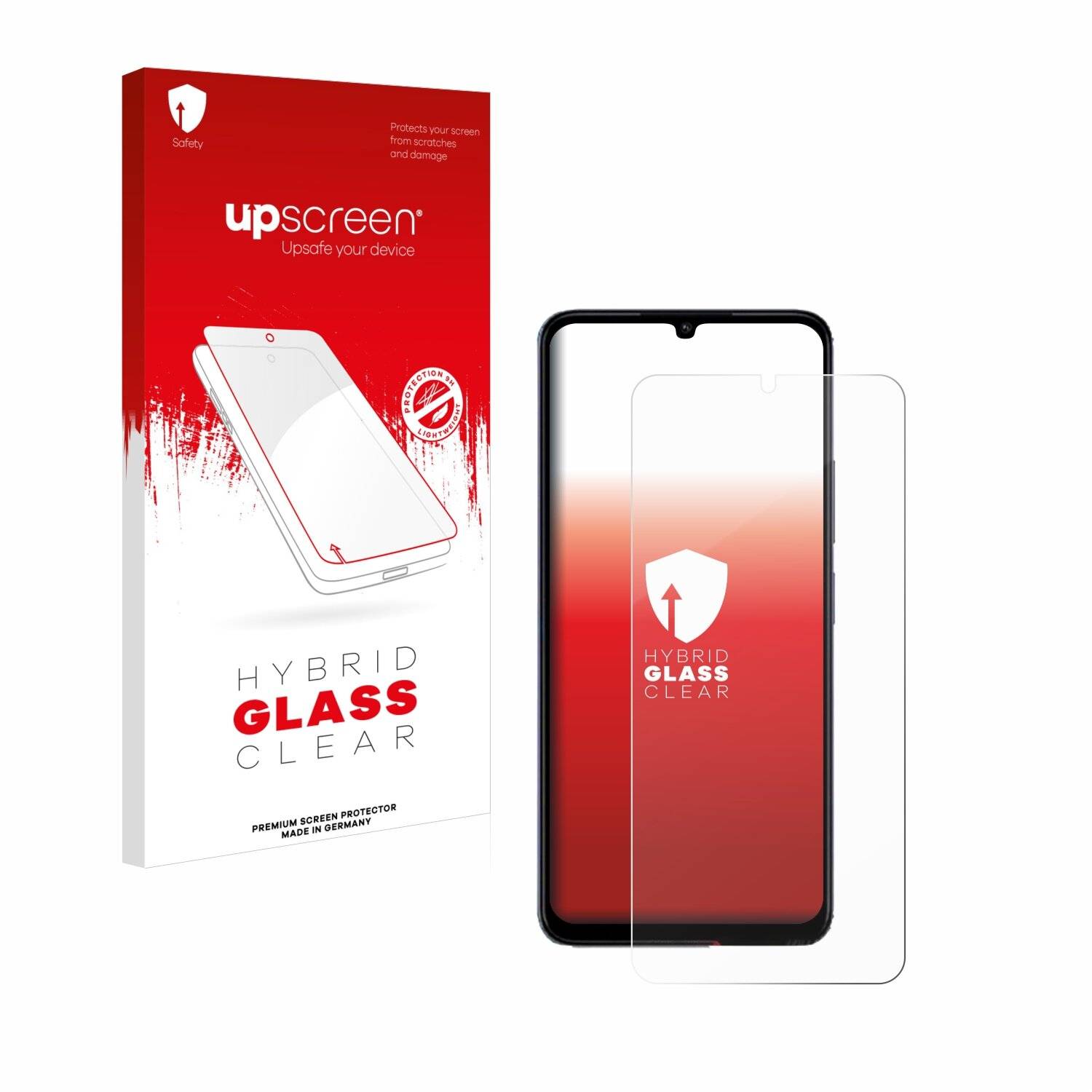 upscreen Hybrid Glas Panzer-Folie für Xiaomi Poco