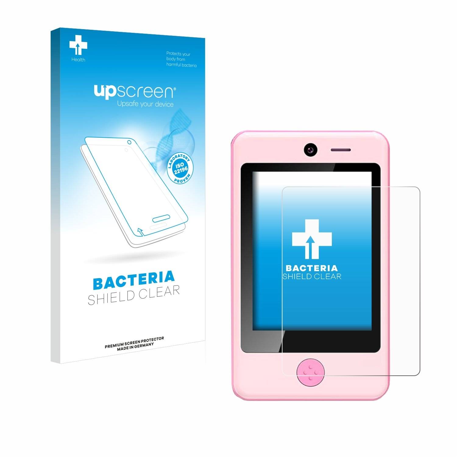 upscreen Bacteria Shield Schutzfolie für Pthtechus Childrens Smartphone -