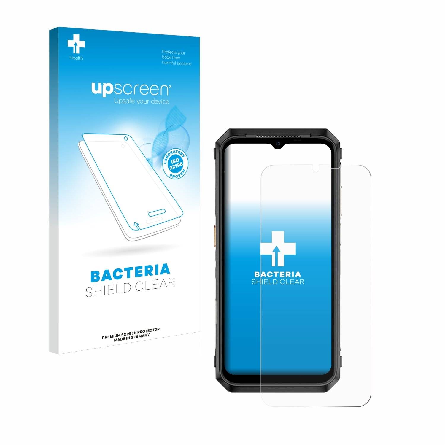 upscreen Bacteria Shield Schutzfolie für Ulefone Power Armor 18 Ultra -