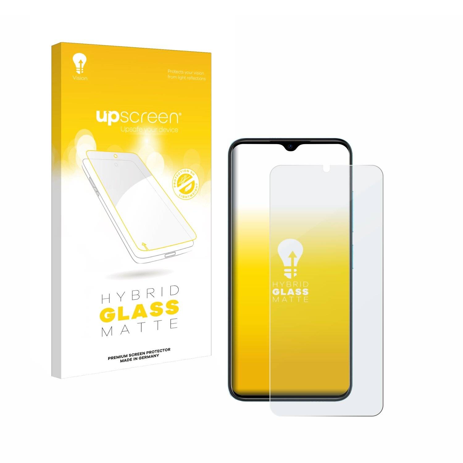 upscreen Hybrid Glas Matt Panzer-Folie für Doogee