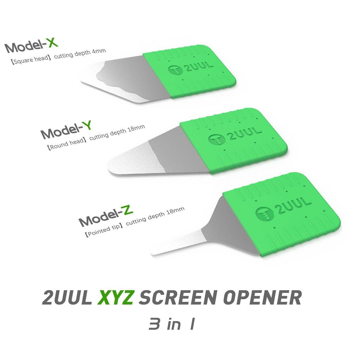 2UUL 3 in 1 DA91 XYZ Displayöffner Screen Opener Grün für den Werkstattbedarf Zubehör