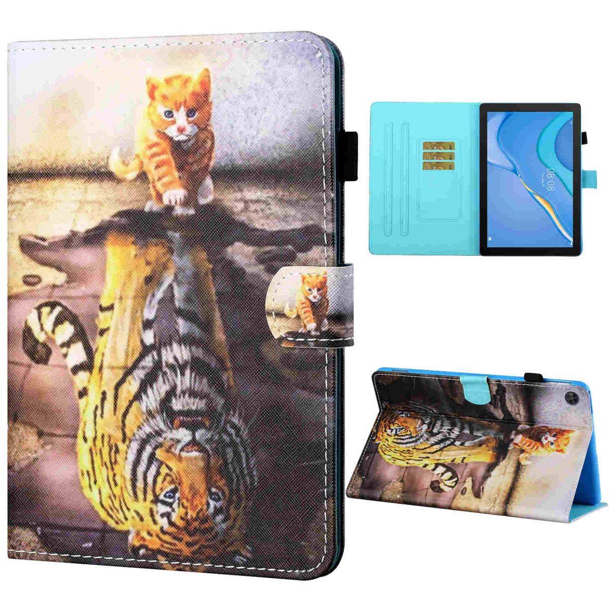 Für Tablet Motiv Muster Tasche Kunst-Leder Hülle Etuis Cover Schutz Case Zubehör