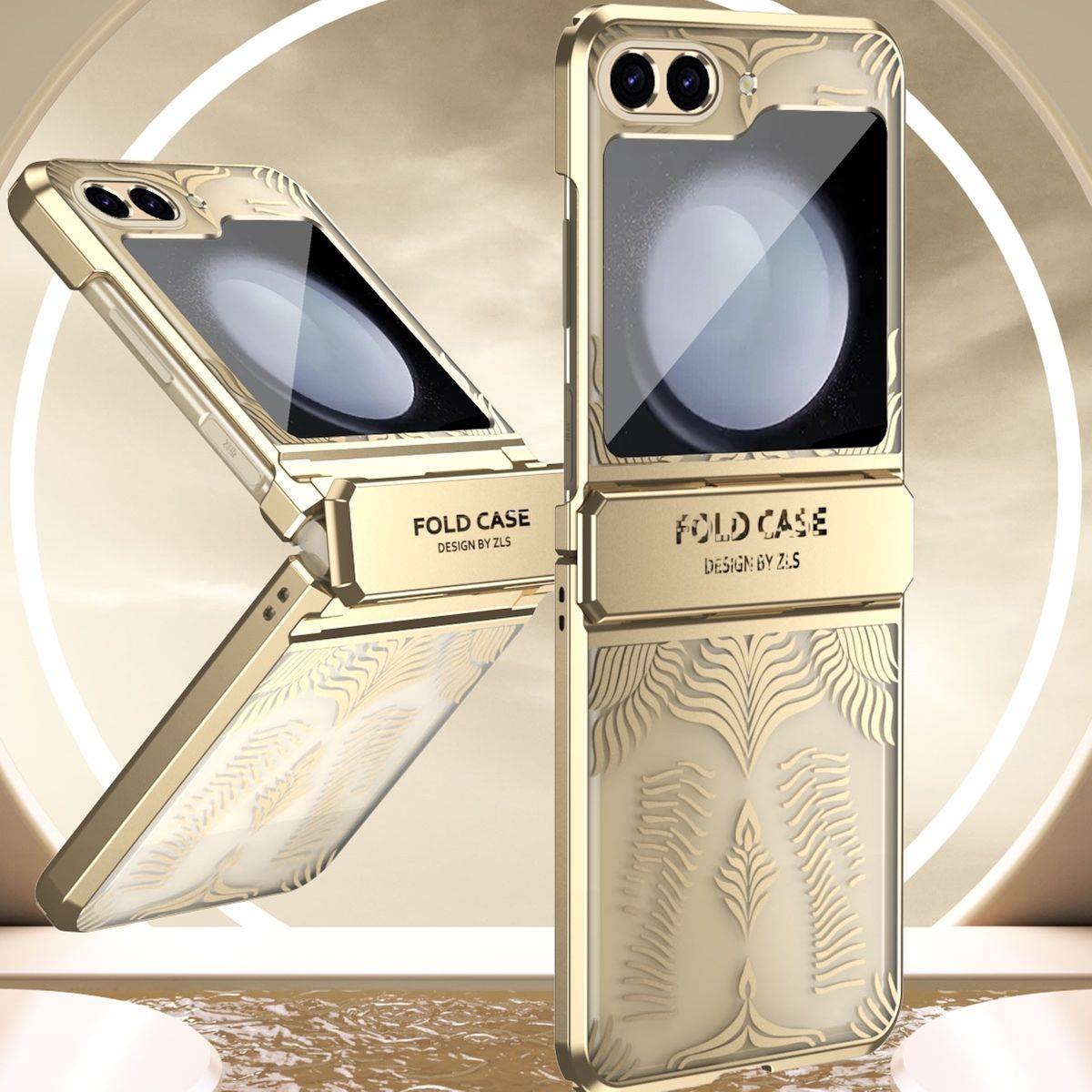 Für Samsung Galaxy Z Flip5 PC / TPU Electroplated Handy Tasche Hülle