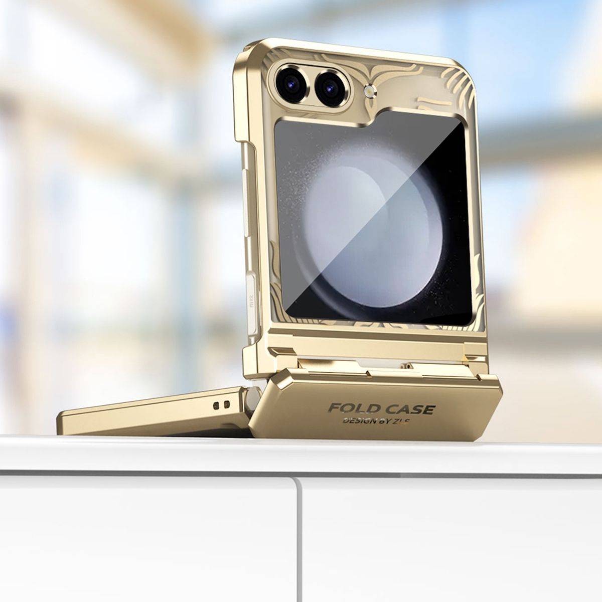 Für Samsung Galaxy Z Flip5 PC / TPU Electroplated Handy Tasche Hülle