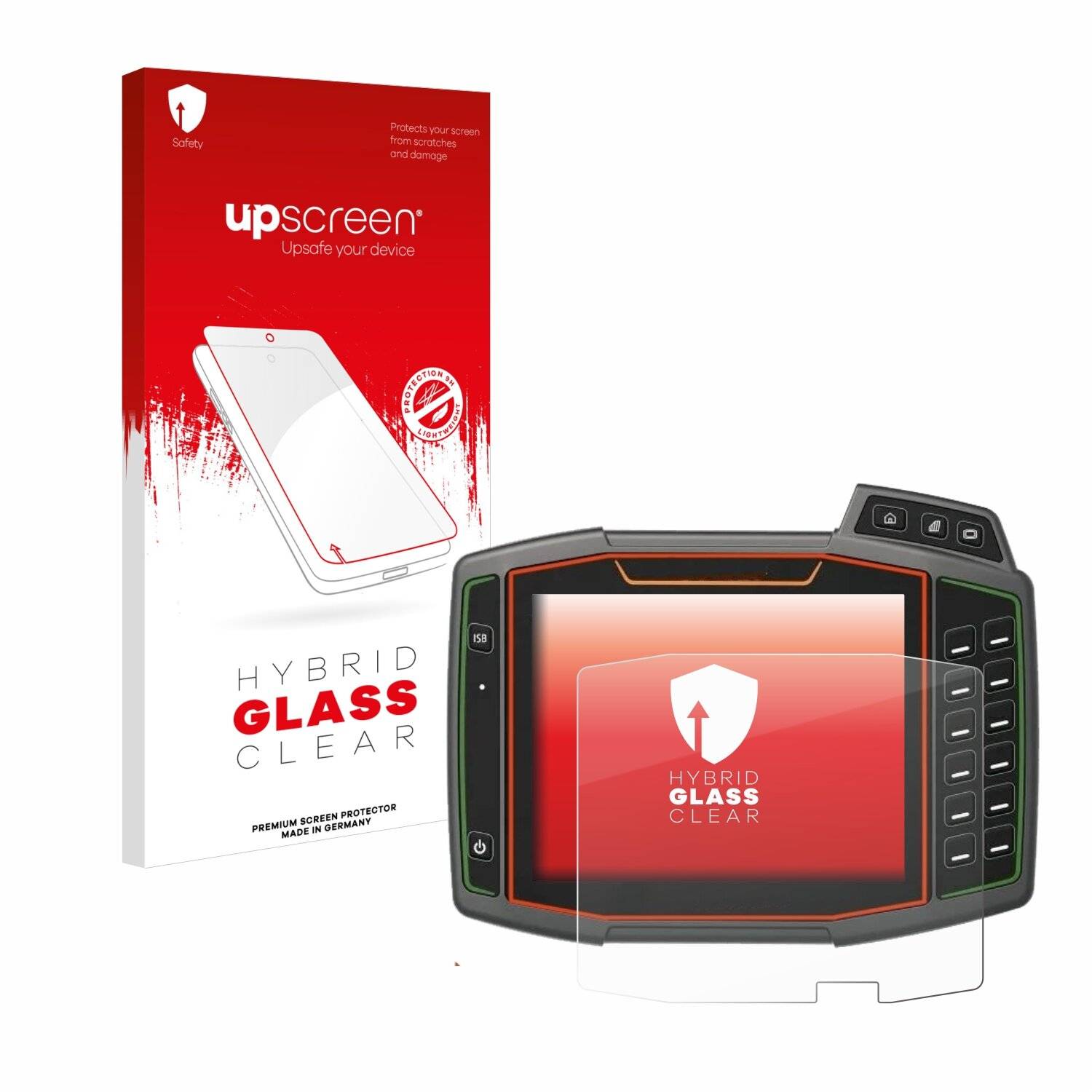 upscreen Hybrid Glas Panzer-Folie für Amazone AmaTron