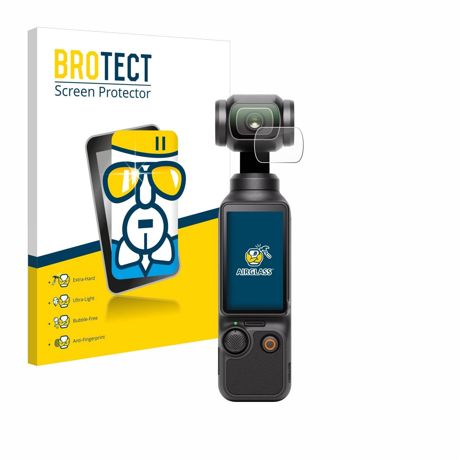 BROTECT AirGlass Glas Panzer-Folie für DJI Osmo Pocket 3 (Linse) -