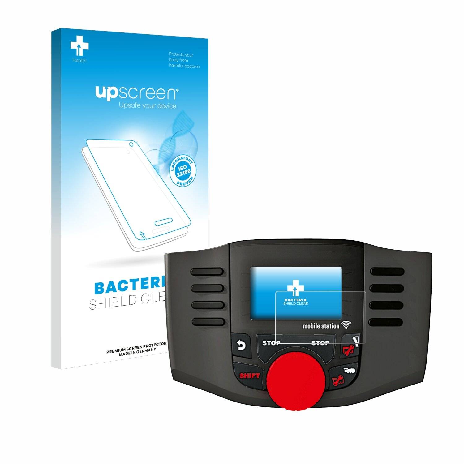 upscreen Bacteria Shield Schutzfolie für Märklin Mobile Station WLAN 60667 -