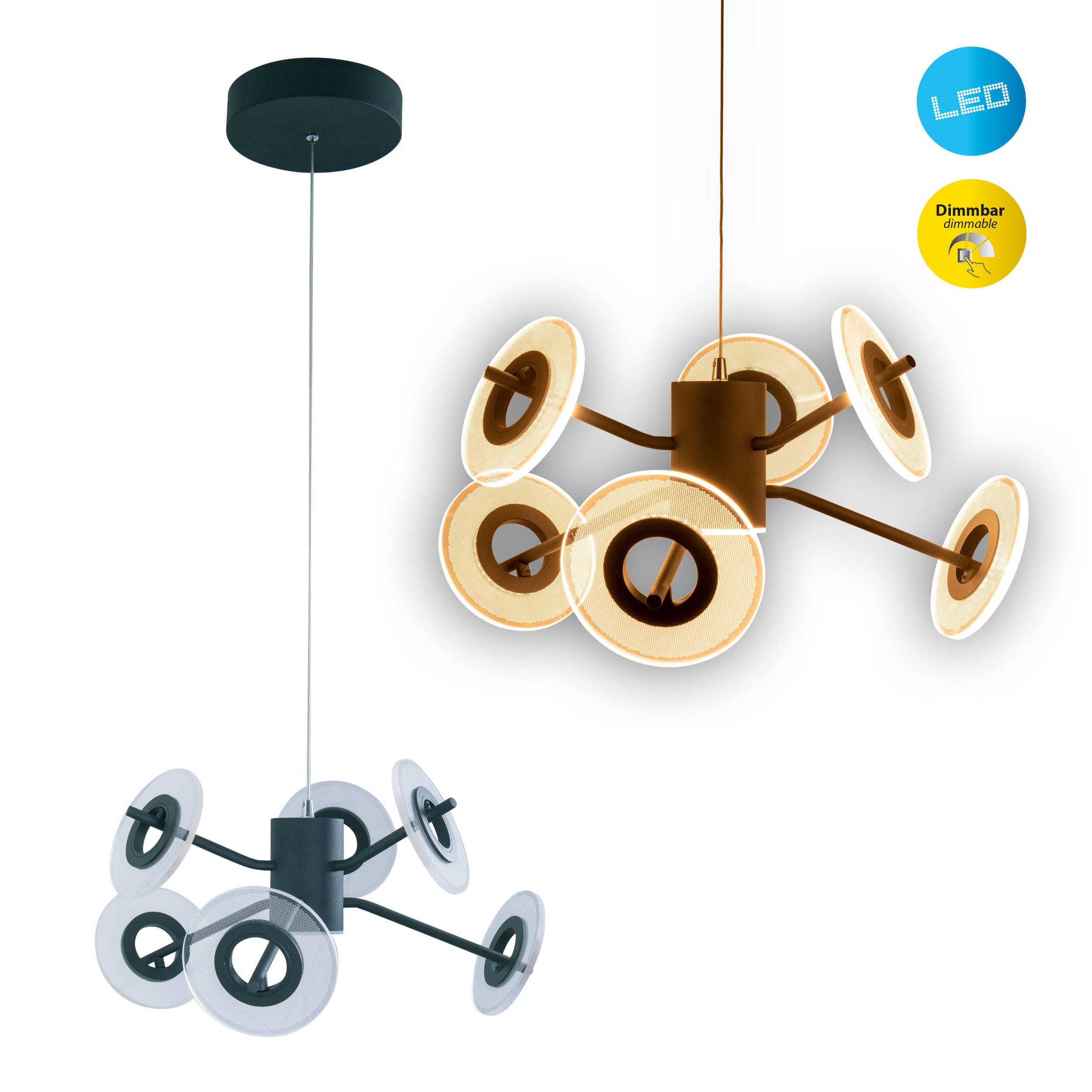 LED Pendelleuchte "DISCUS"