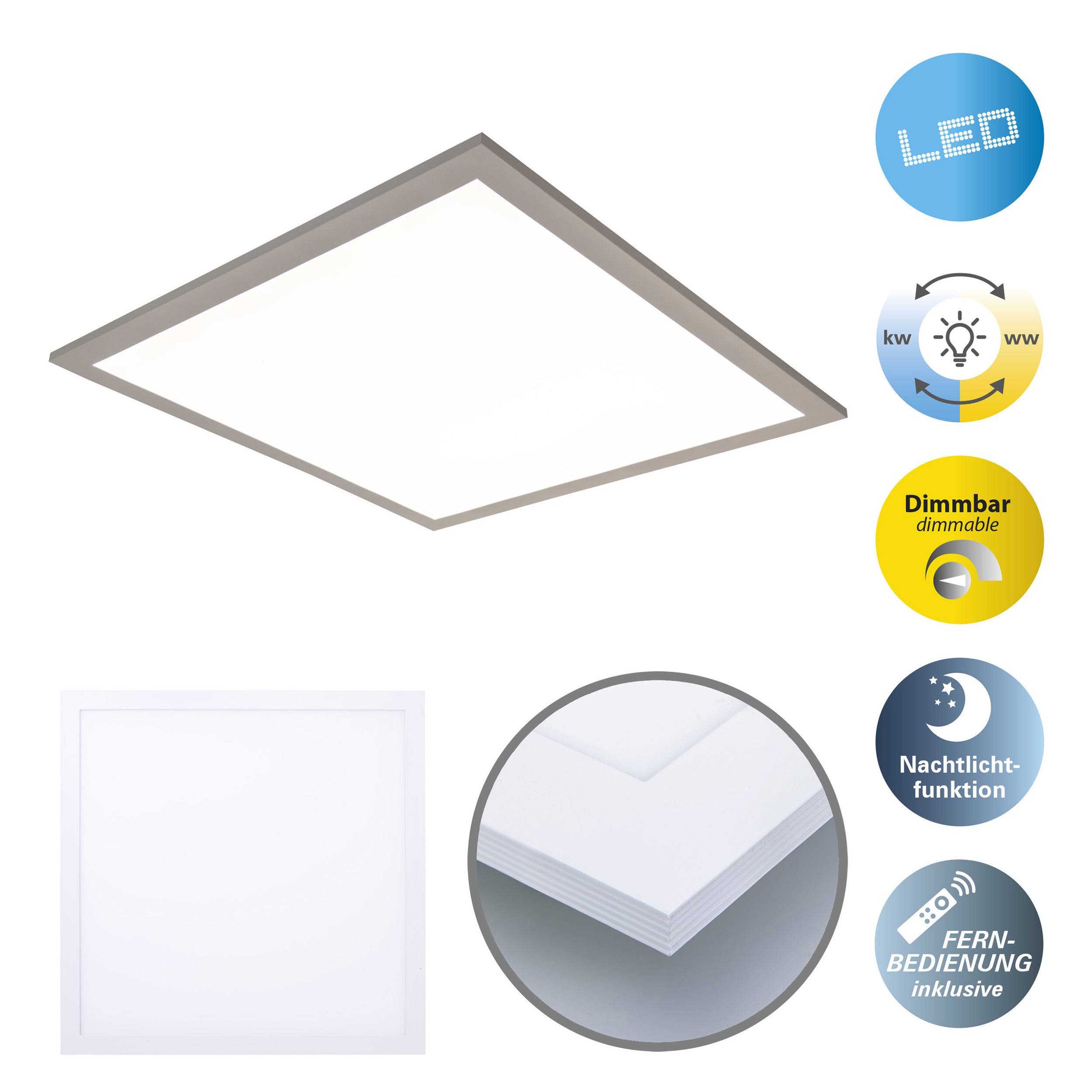 LED Panel-Deckenleuchte "NICO" L / B: ca. 45 cm