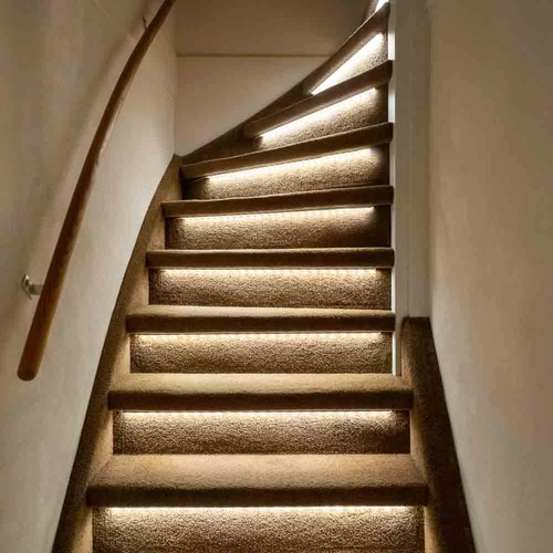 LED's light LED-Treppenstufenbeleuchtung für 15 Stufen dimmbar 22W neutralweiß LED's light LED-Treppenstufenbeleuchtung für 15 Stufen dimmbar 22W neutralweiß
