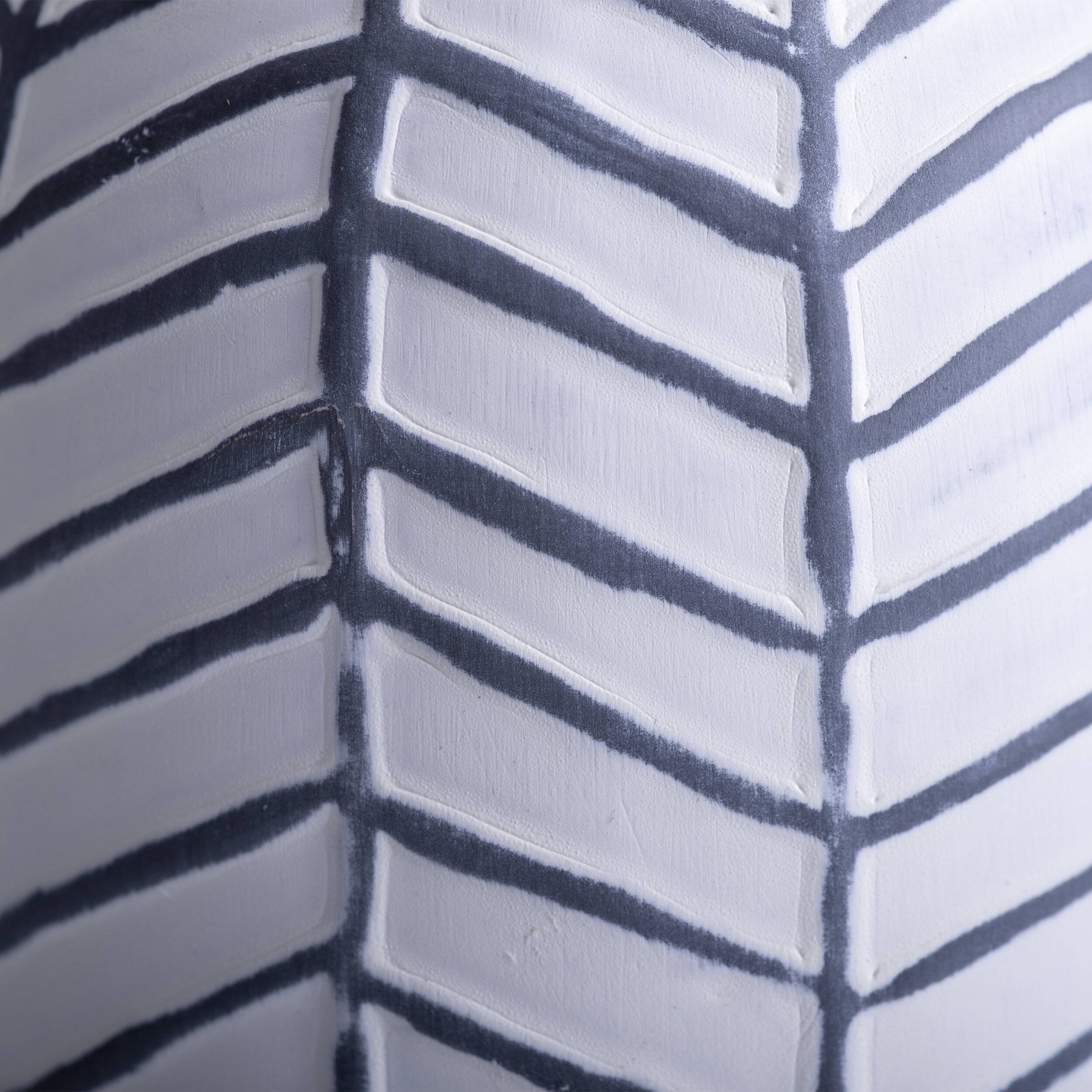 Keramik-Tischleuchte "FOLIO" weiß