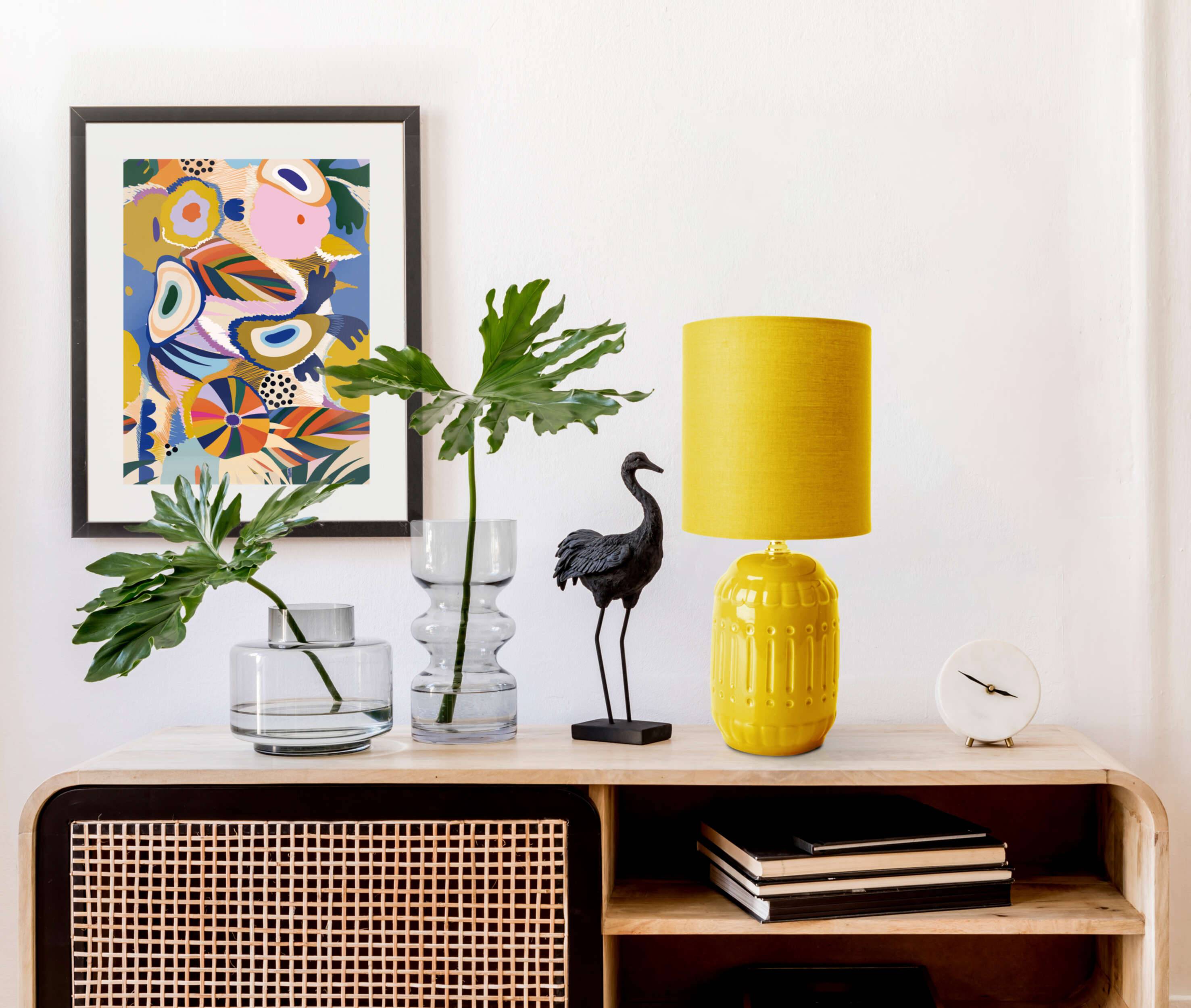 Keramik Tischleuchte "ERIDA"