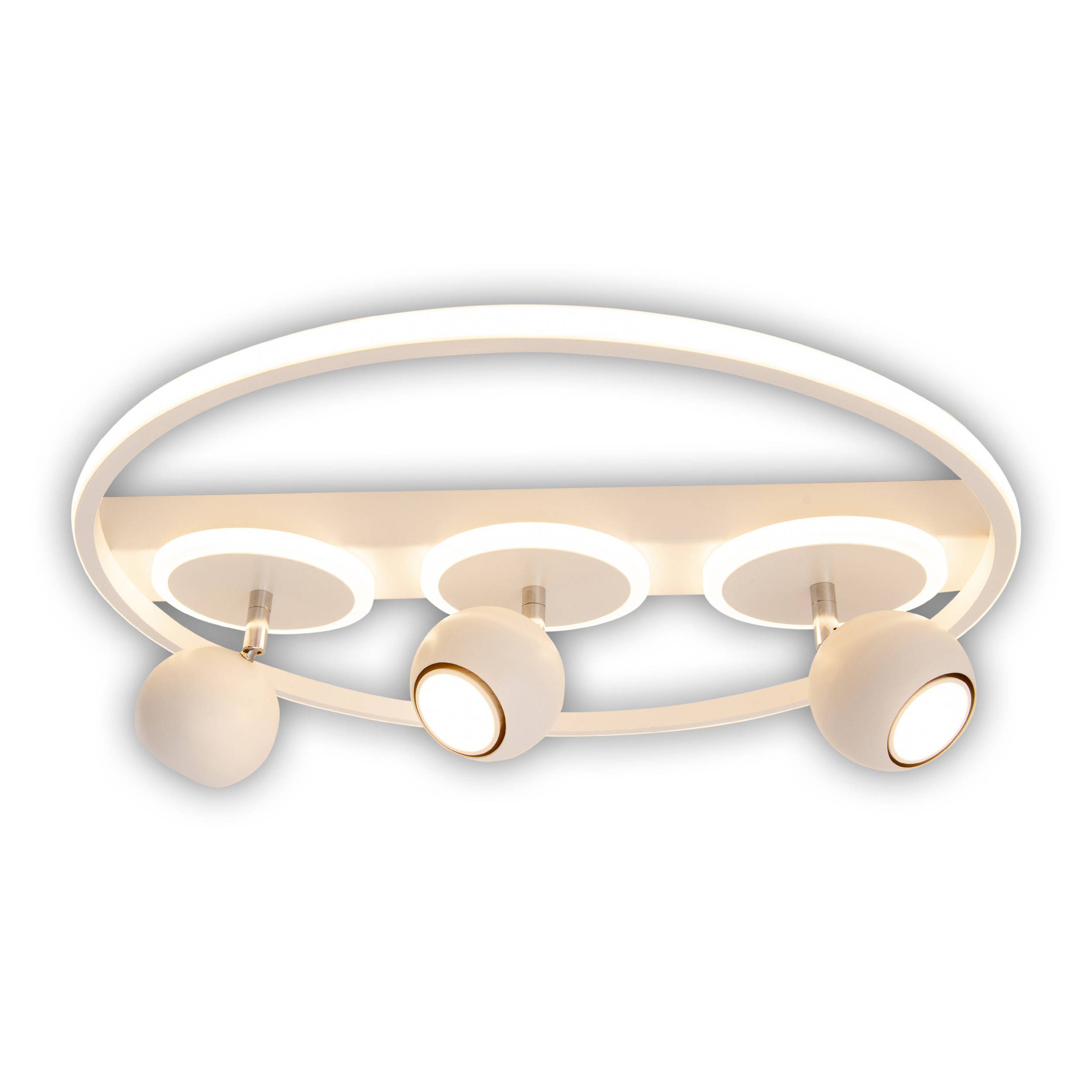 3er-Spot LED Deckenleuchte "RONDA" D: 50cm