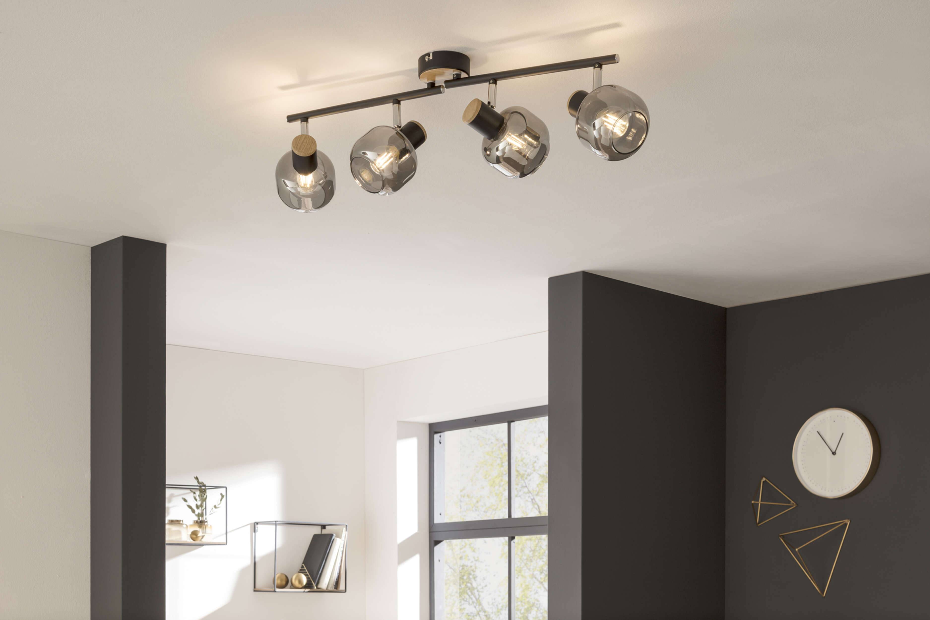 4er Spot Deckenleuchte "FUMOSO"