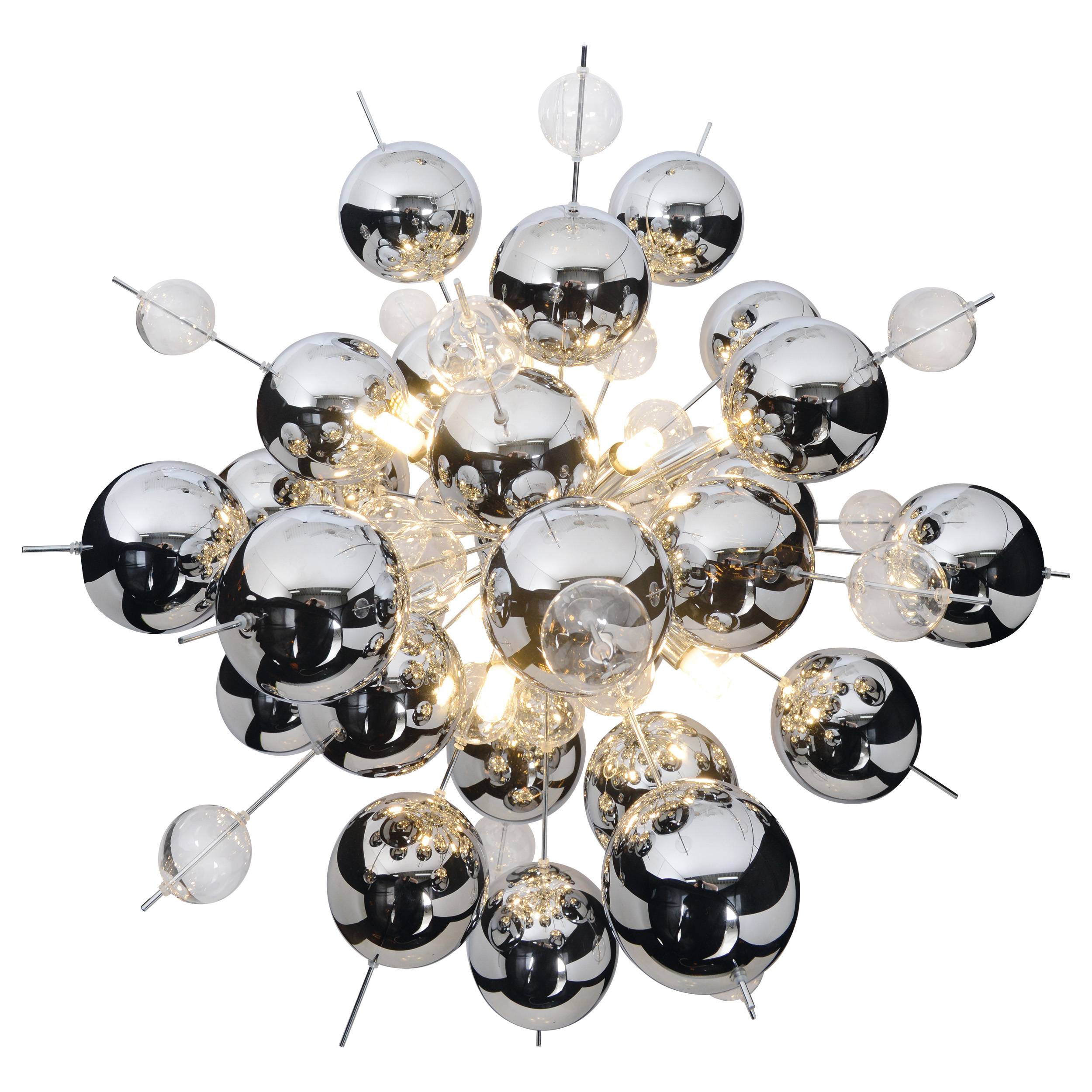 Pendelleuchte "EXPLOSION" chrom