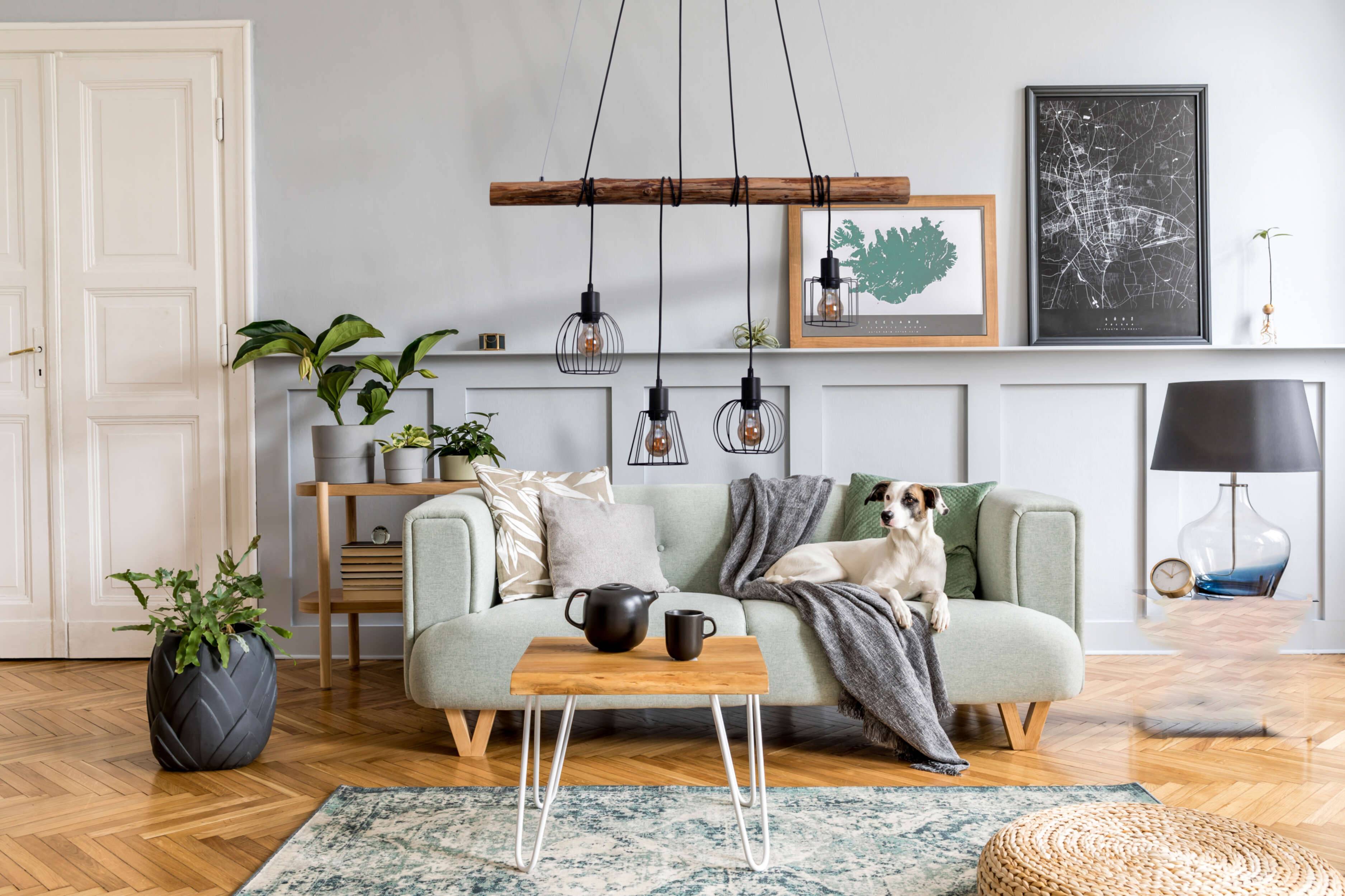 4er Pendelleuchte "WOODLAND"