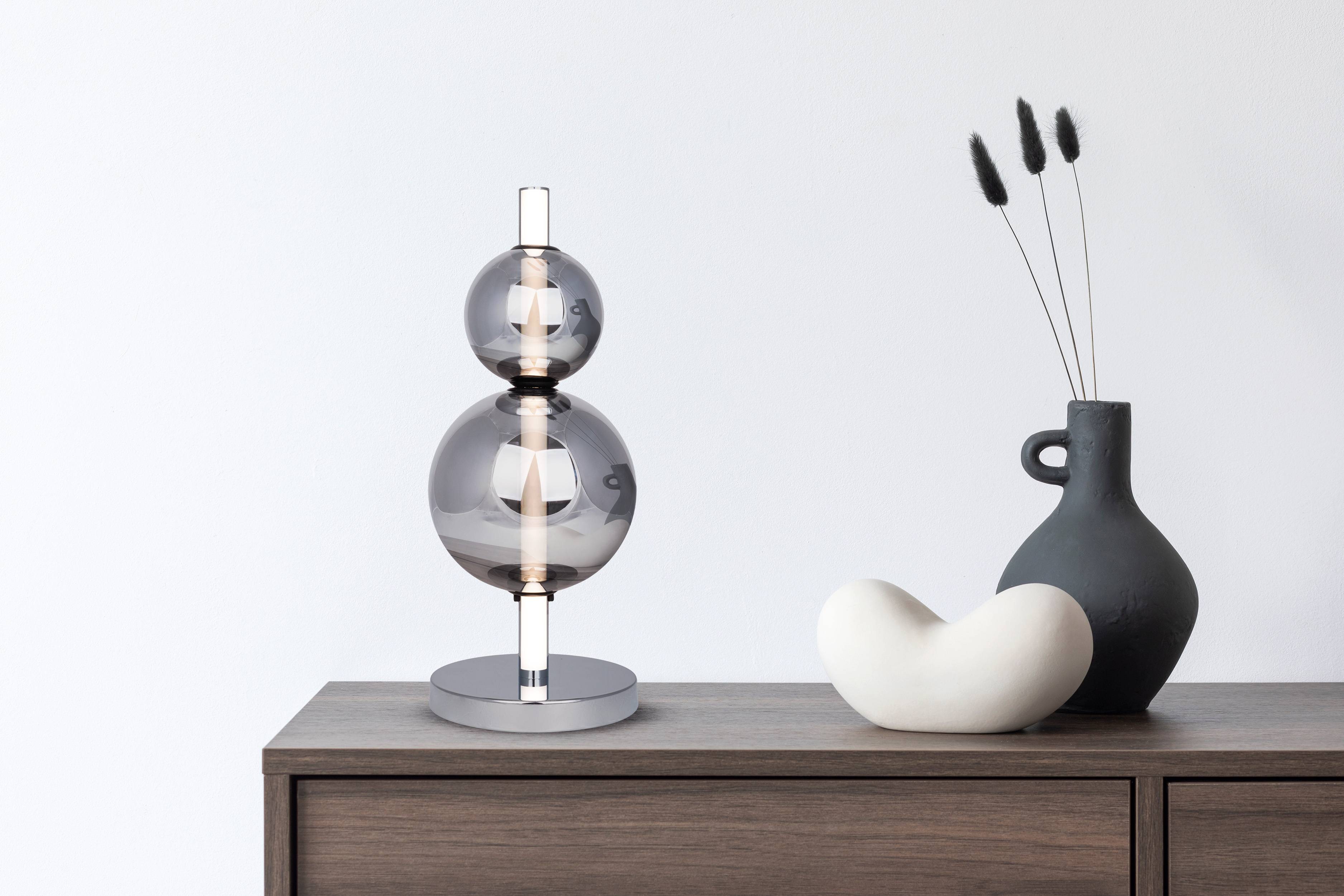 LED Tischleuchte chrom "NOVA"