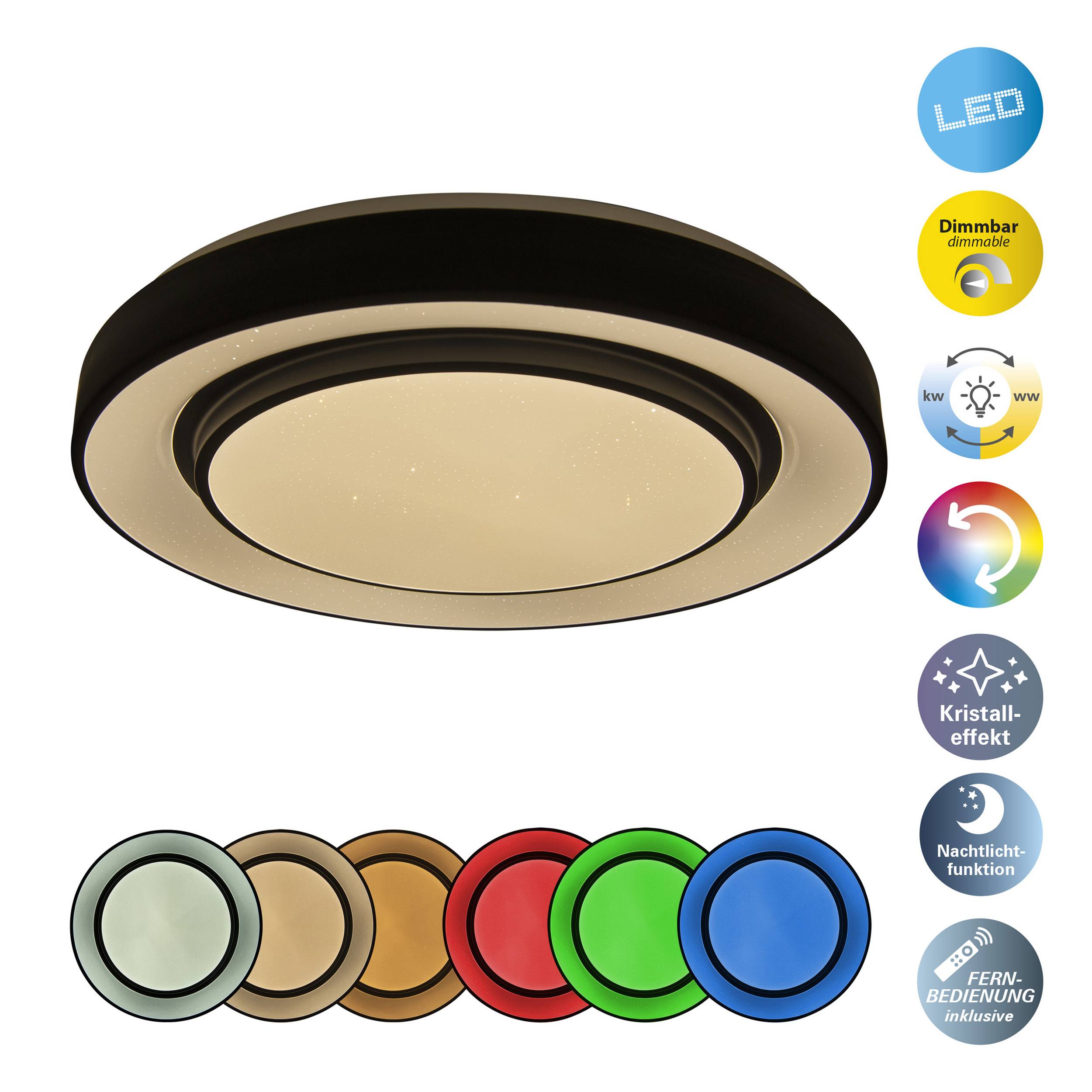 LED Deckenleuchte "MONTEREY" D: 38cm