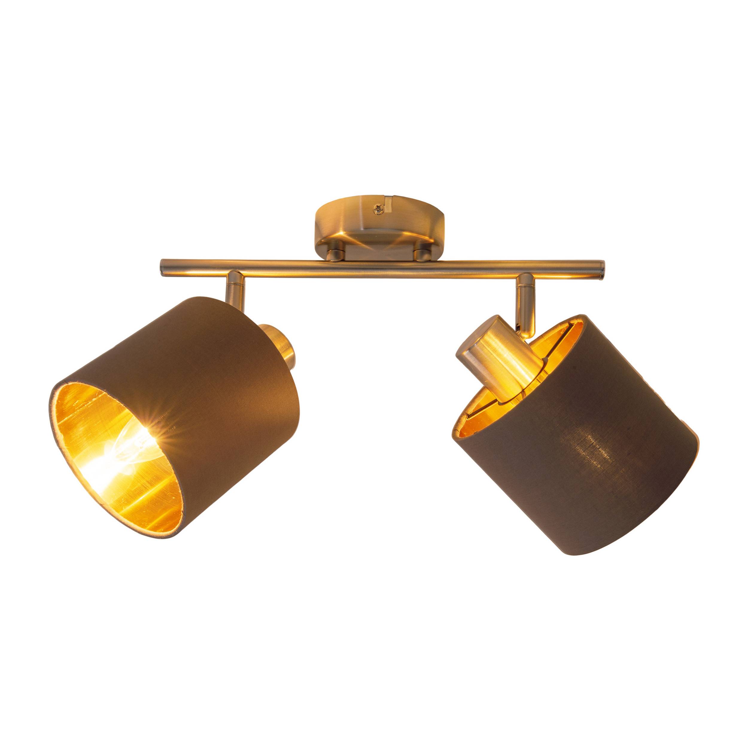 2er Wand-/Deckenleuchte/Spot "MARON"