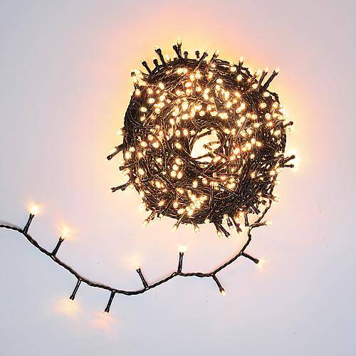 LED Lichterkette 1200 ww + bernst. LED 74743