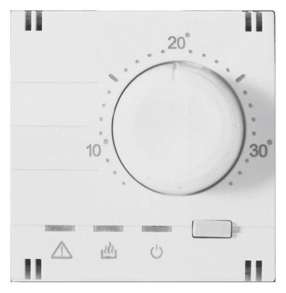 HHG Abdeckung Thermostat analog für Einsatz 55x55