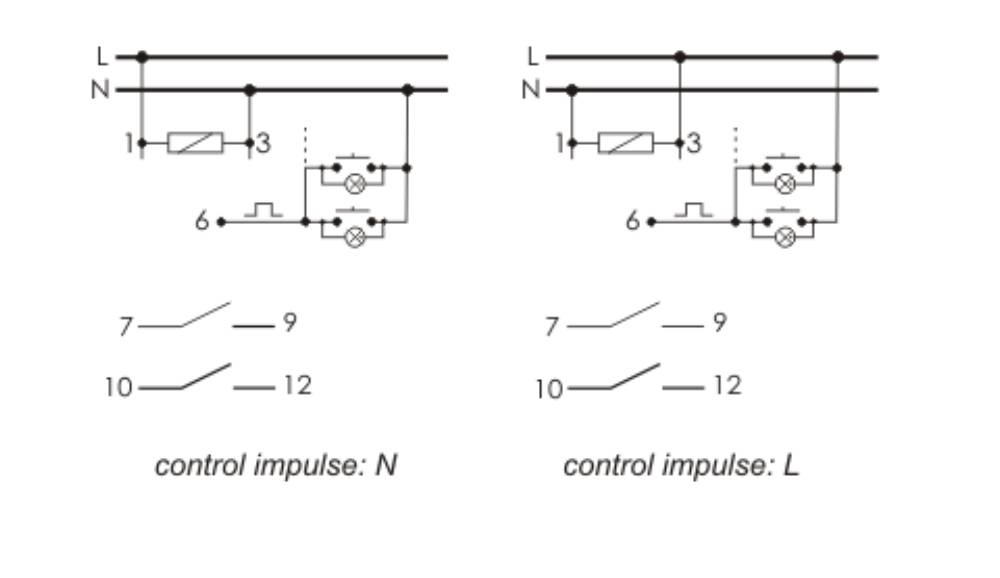 F&F BIS-411 Stromstoßrelais 165V bis 265V AC 16A 1Wechsler Hutschiene