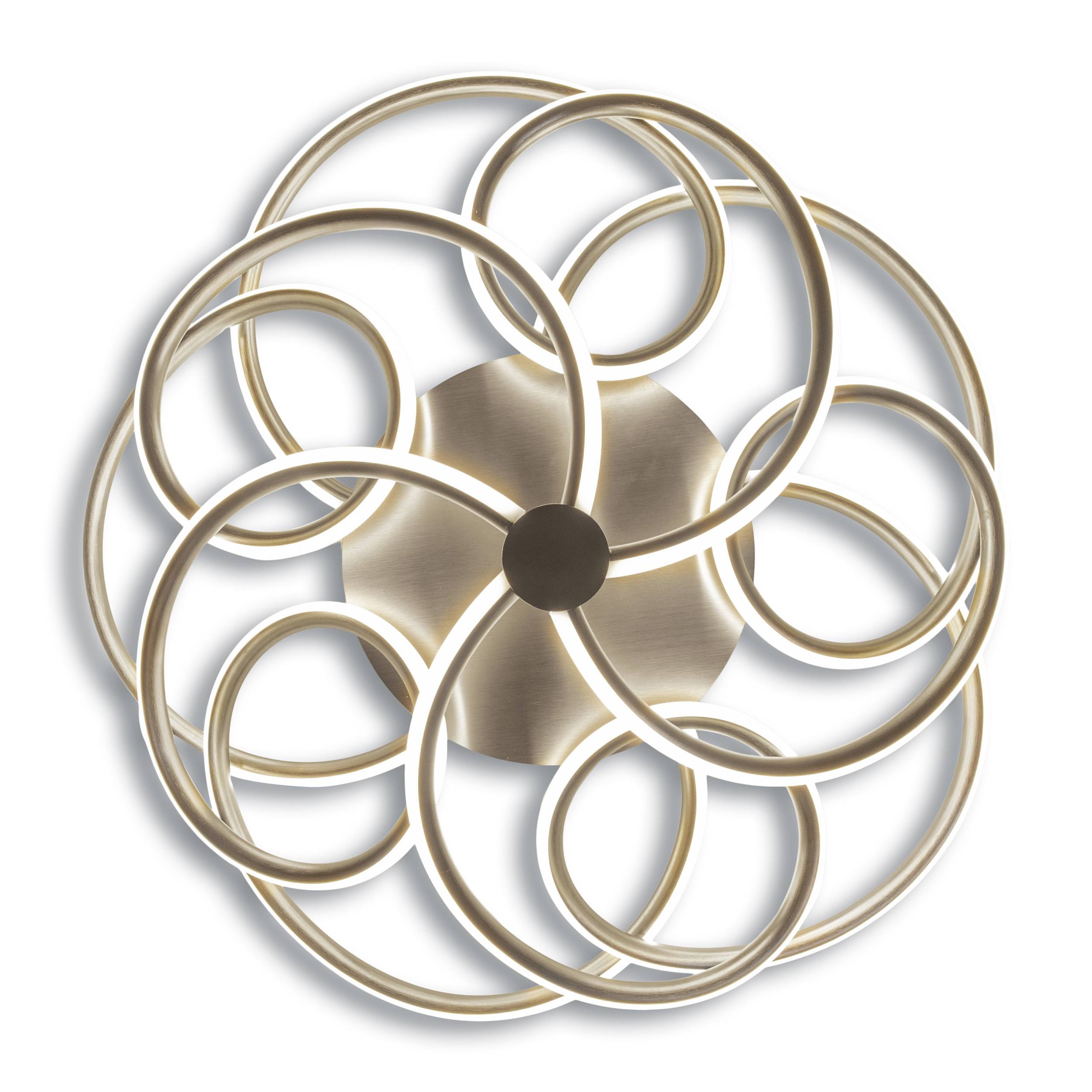 LED Deckenleuchte "RIZADO" Ø: 57cm