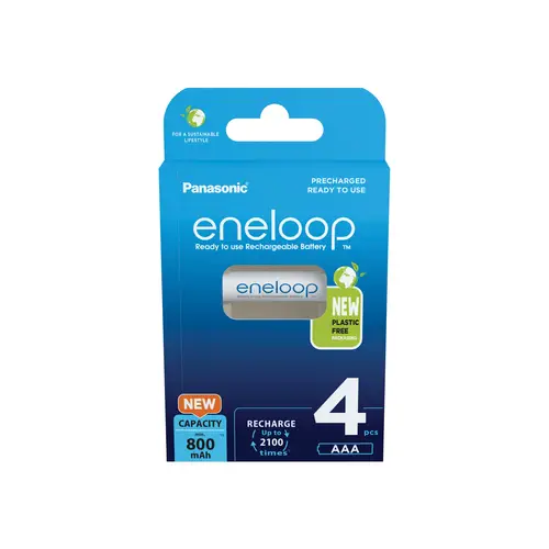 PANASONIC eneloop NiMH-Micro Akku, 800mAh, 4 Stück PANASONIC eneloop NiMH-Micro Akku, 800mAh, 4 Stück