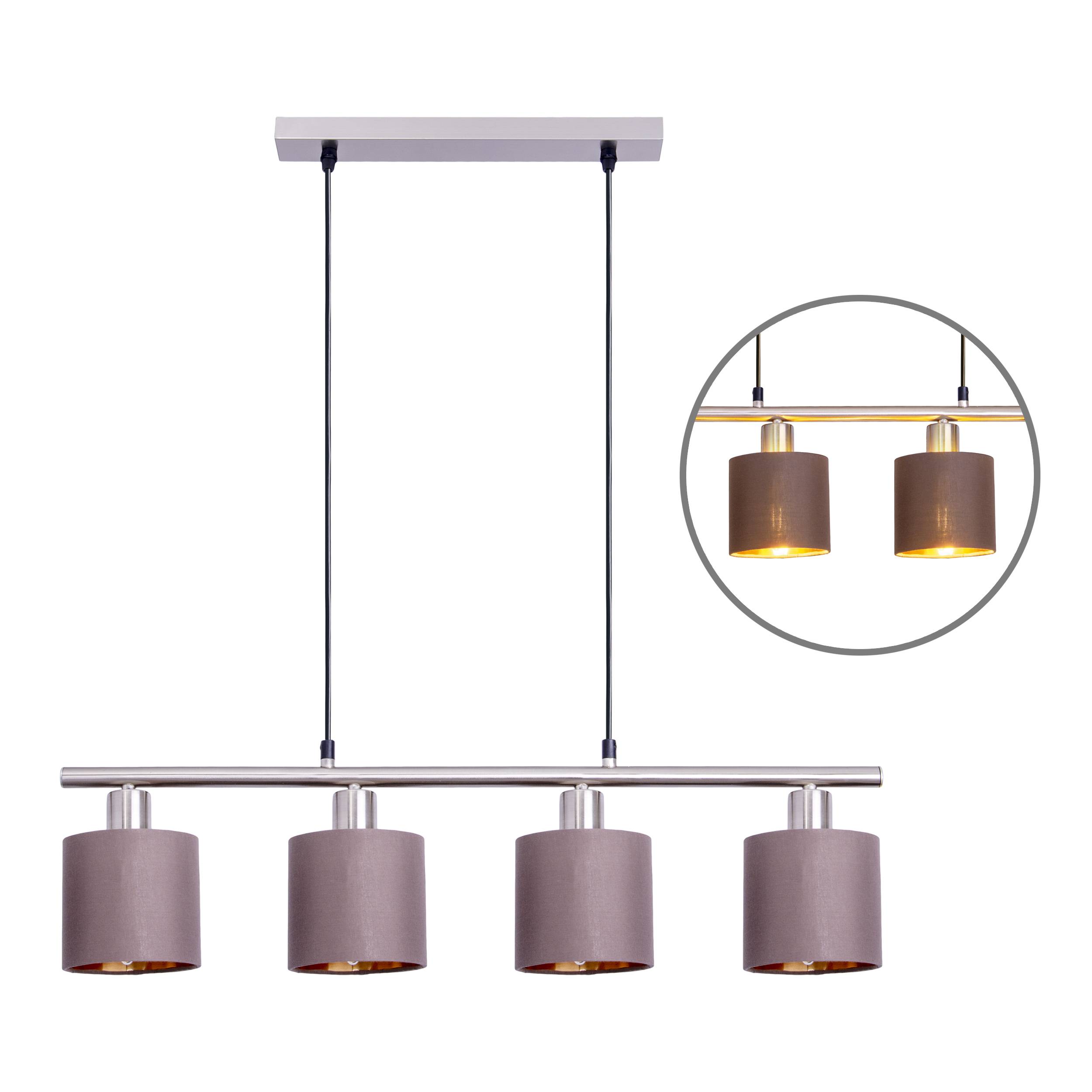 4er Pendelleuchte "MARON"