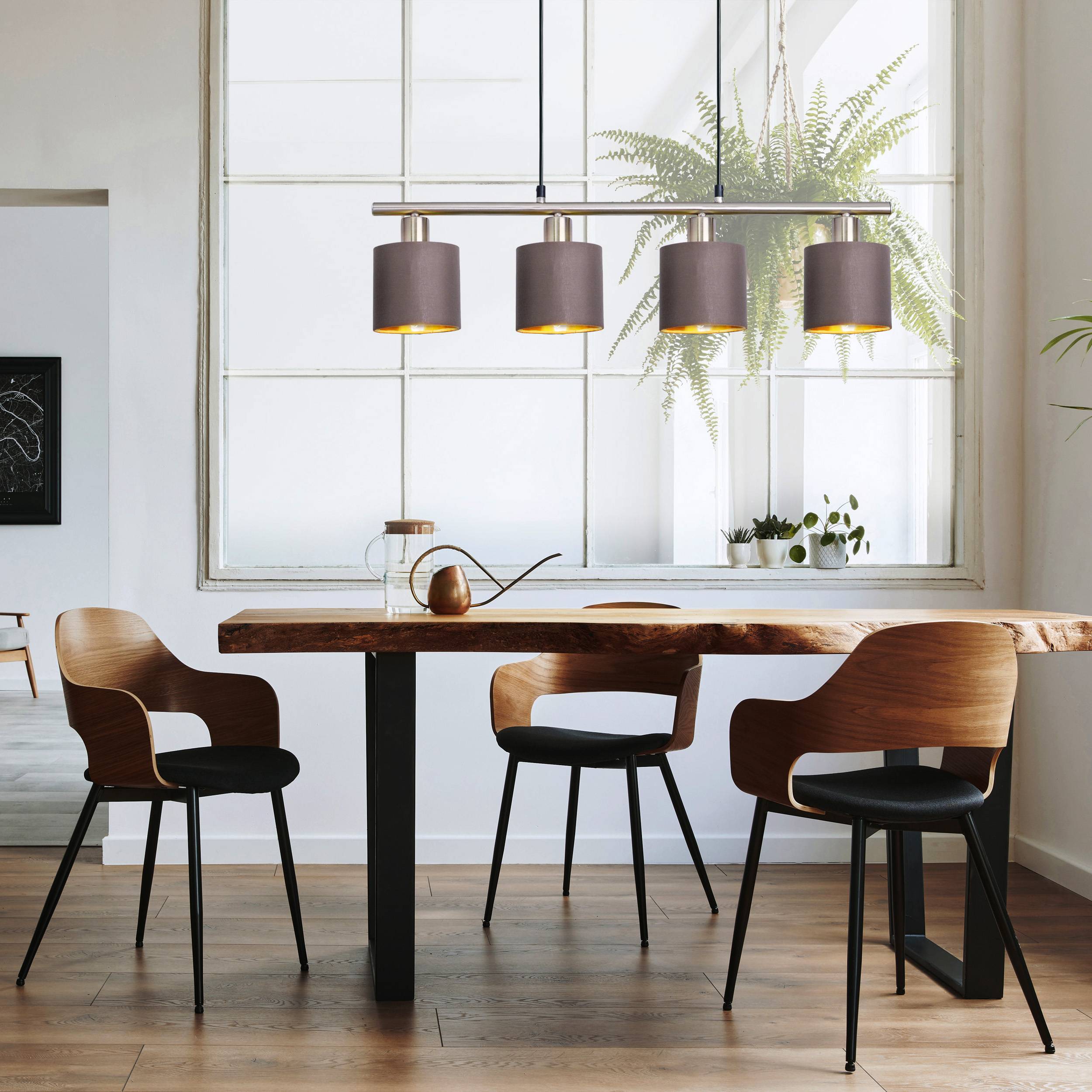 4er Pendelleuchte "MARON"