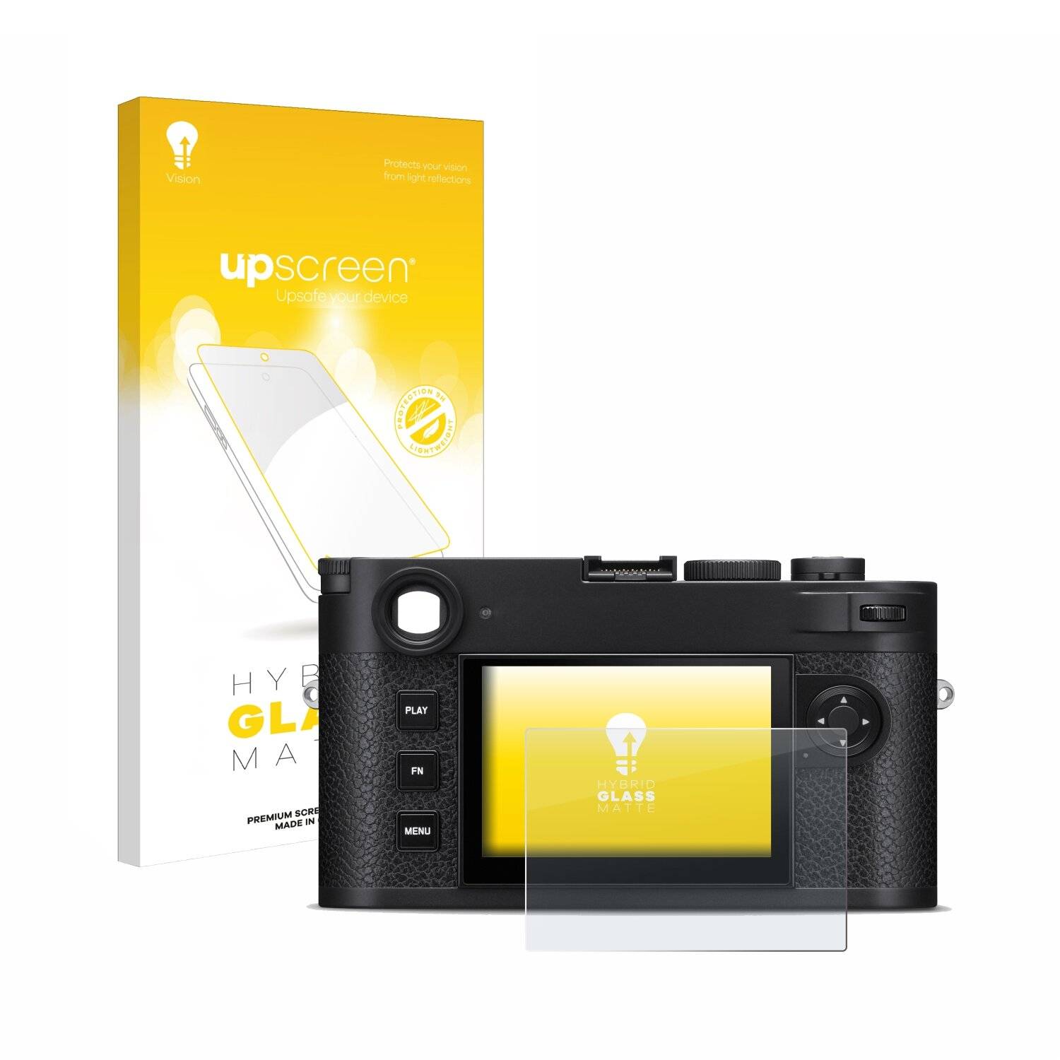 upscreen Hybrid Glas Matt Panzer-Folie für Leica