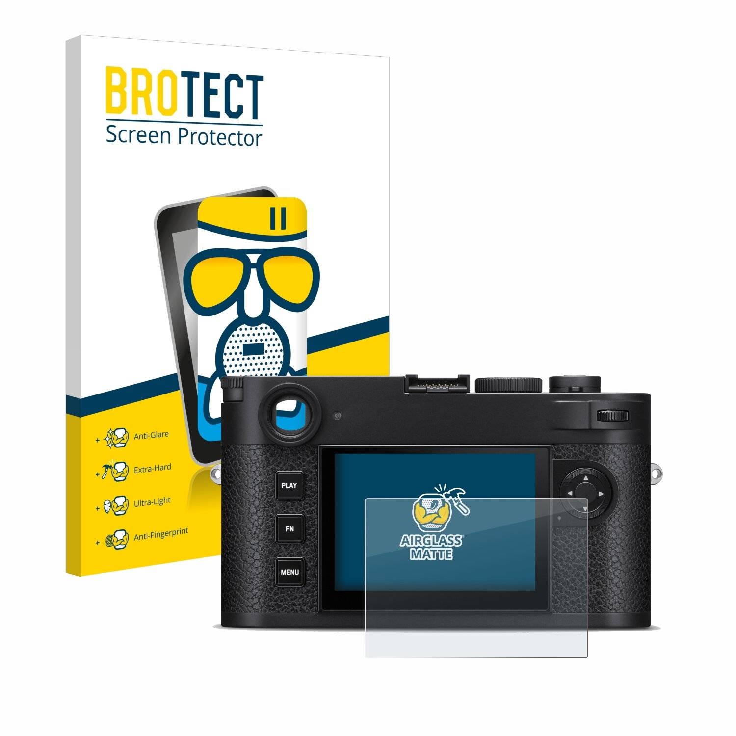 BROTECT AirGlass Matt Glas Panzer Folie für Leica