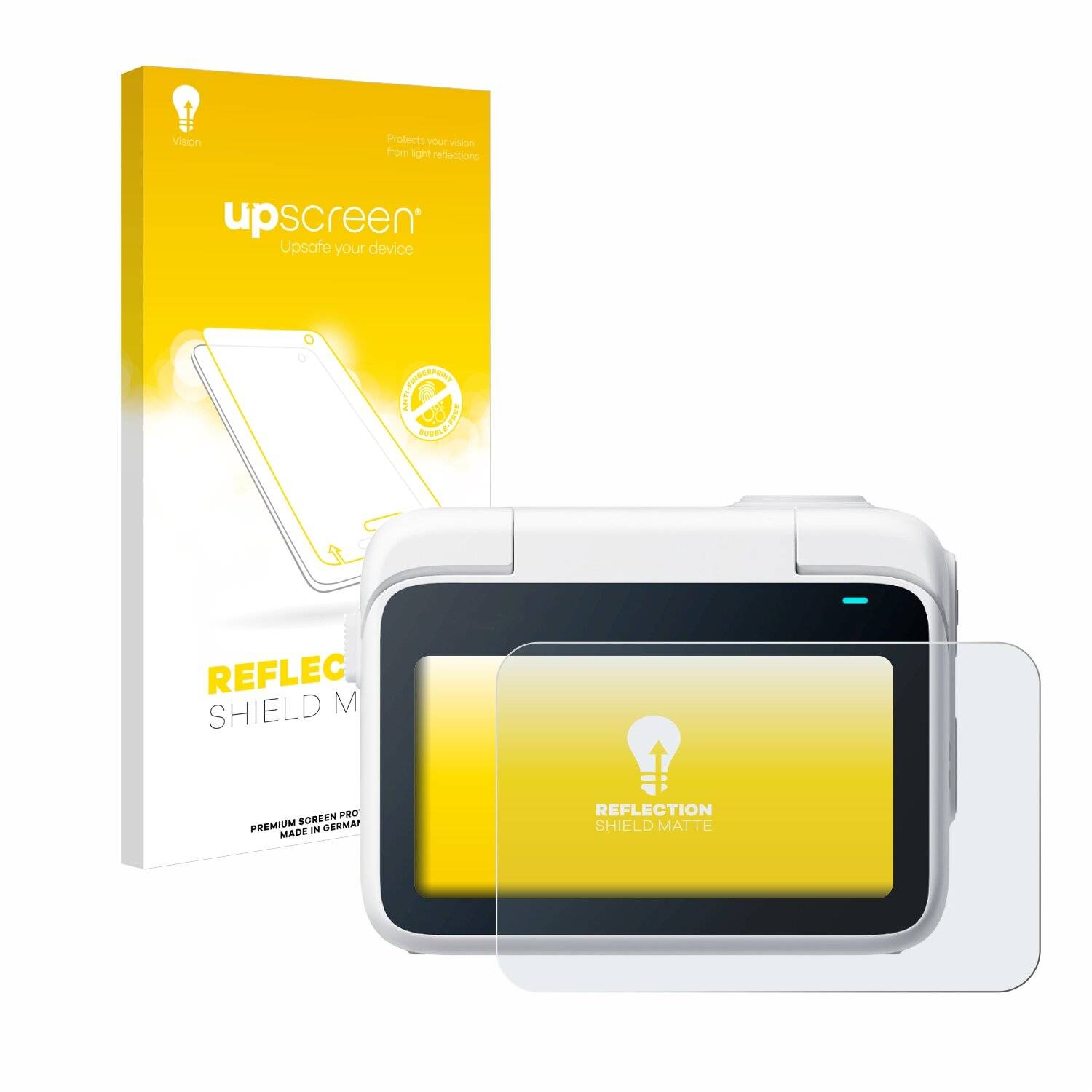 upscreen Reflection Shield Matt Schutzfolie für Insta360 Go 3 Action