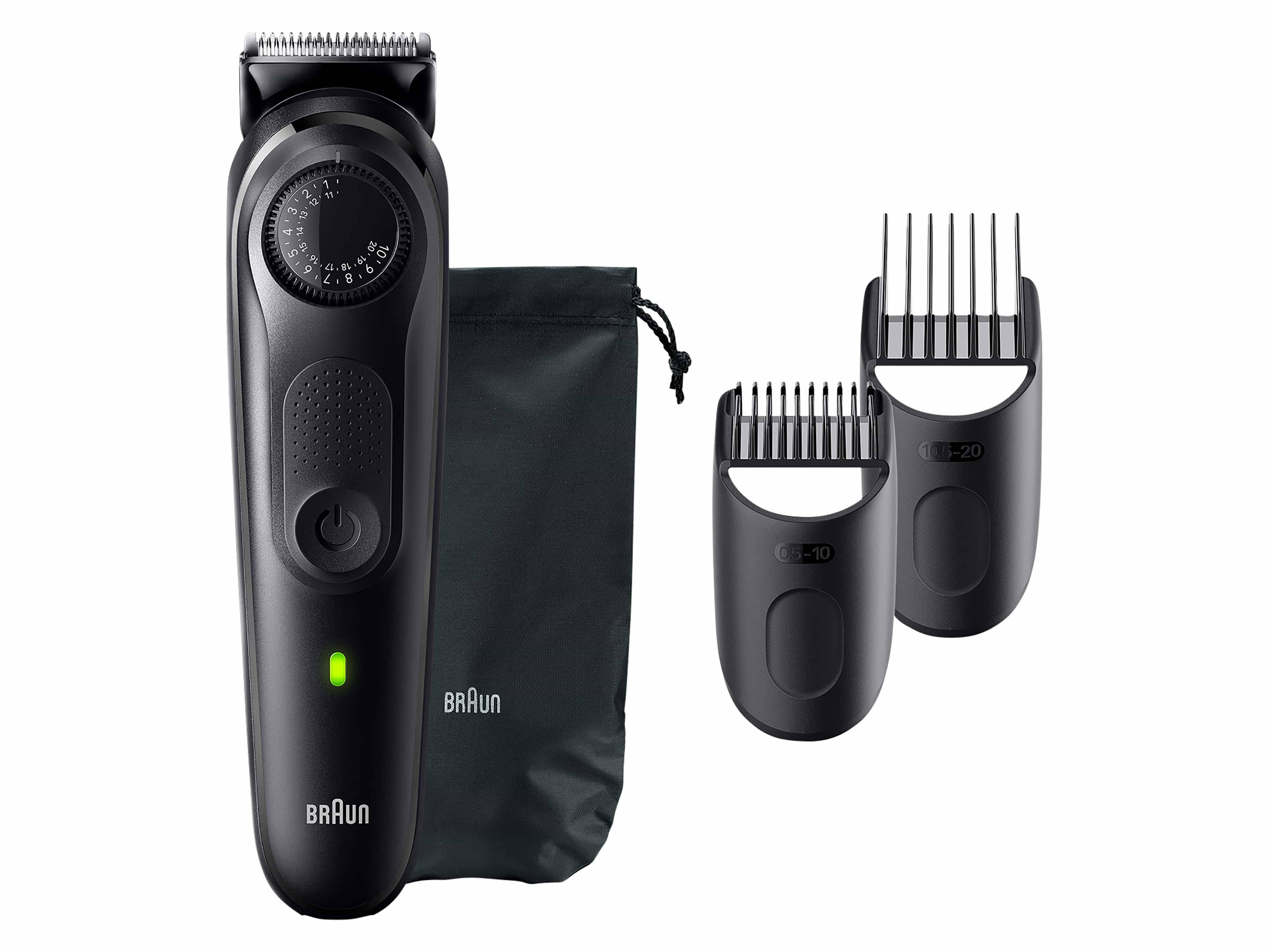 BRAUN Barttrimmer Series 5 BT5430, 40 Längenschritte, Nass & Trocken, Schwarz