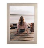 HAMA - Riva - Einzelbilderrahmen - Aluminium - Glas - Titan - Tisch - Wand - 13 x 18 cm - Rechteckig