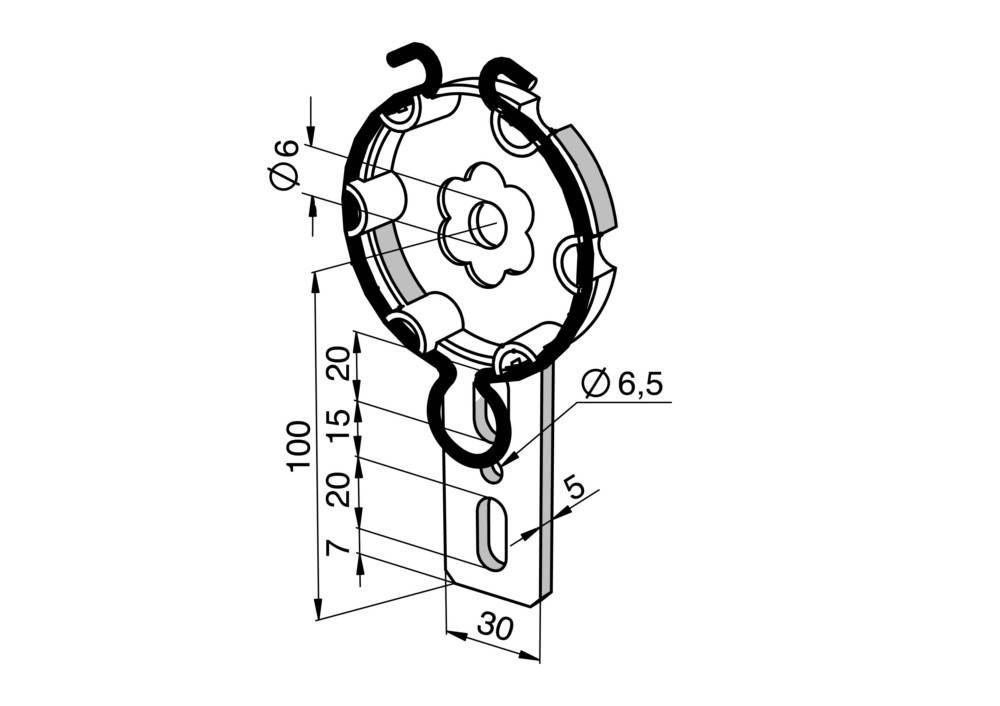 Somfy Antriebslager 9763508