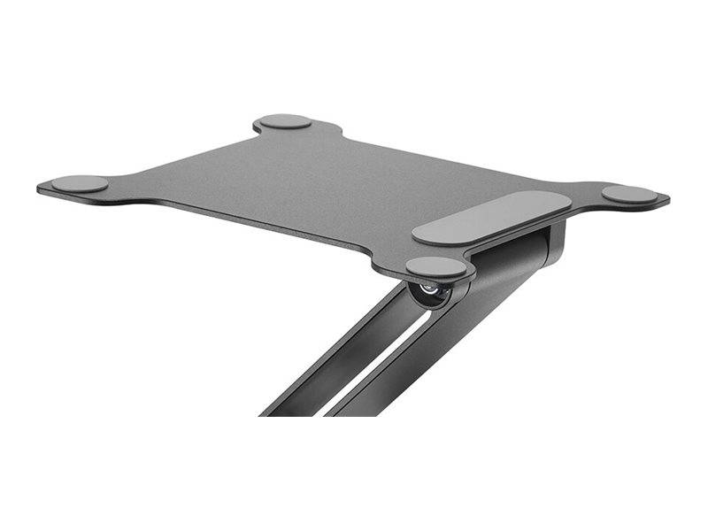 Neomounts - Aufstellung - faltbar - für Notebook - Aluminium - Schwarz - Bildschirmgröße: 27.9-38.1 cm (11""-15"")