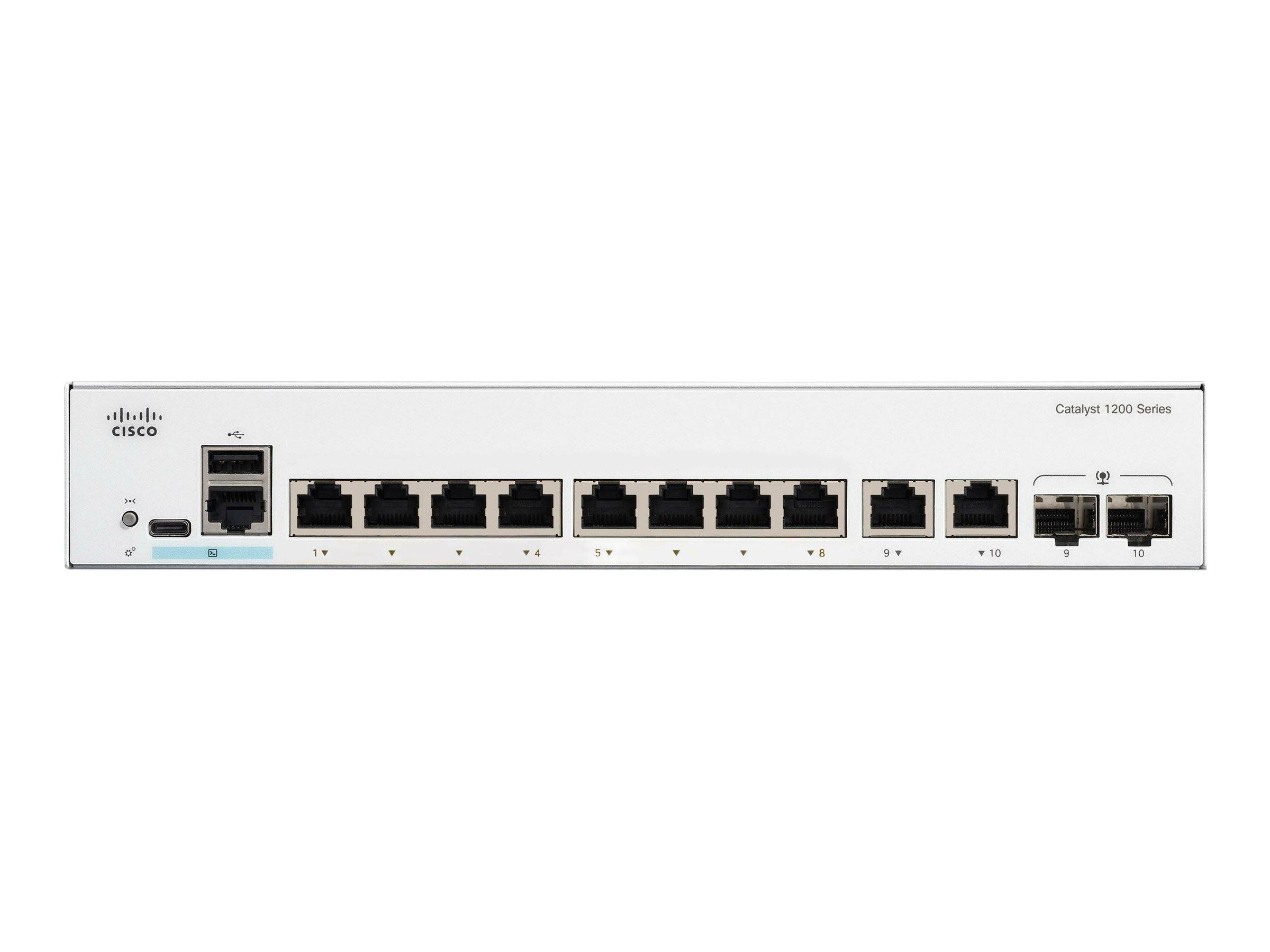Cisco Catalyst 1200-8T-E-2G - Switch - Gigabit Ethernet